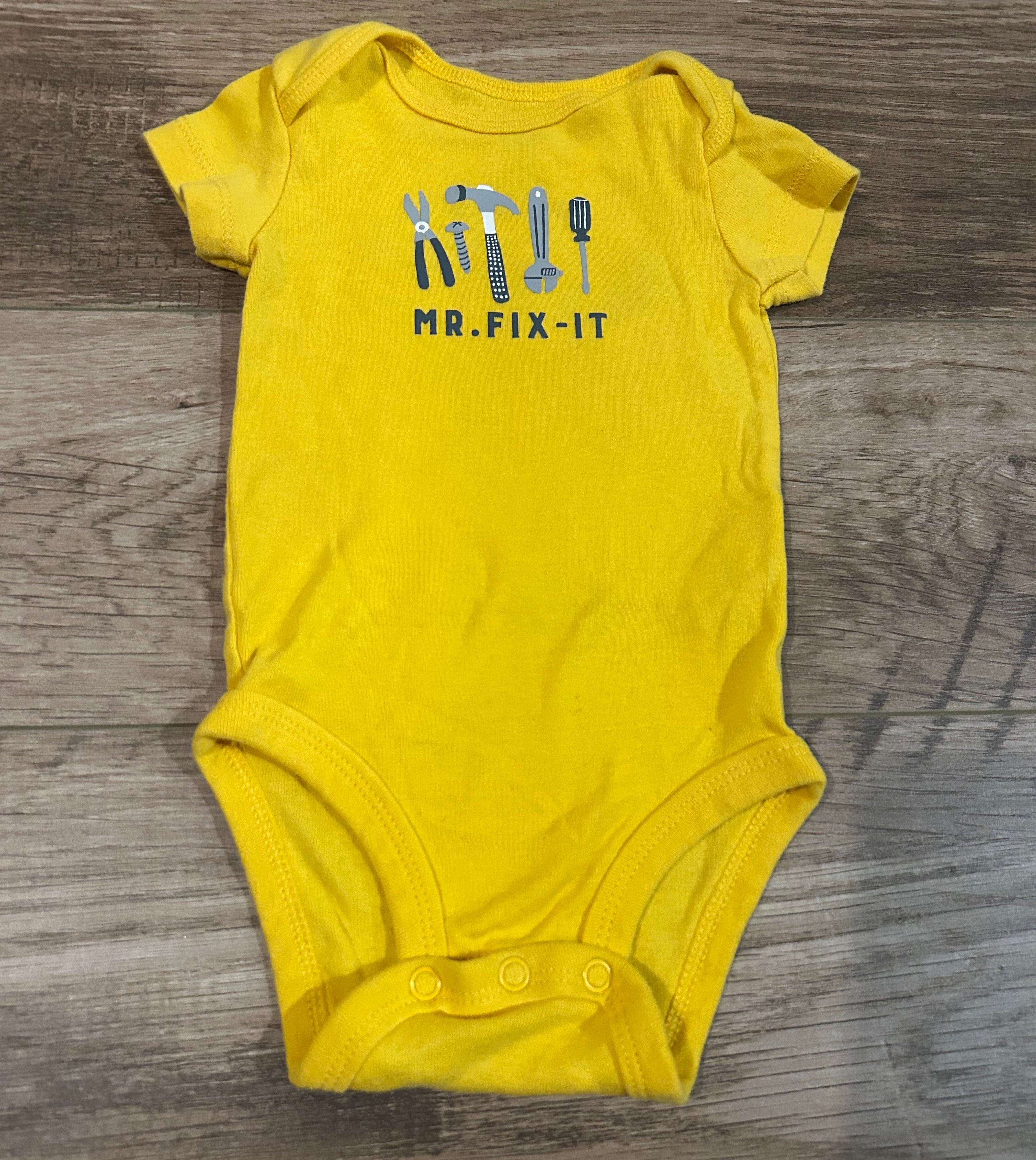 Carters Mr.Fix It Short Sleeve- Size 3 Months