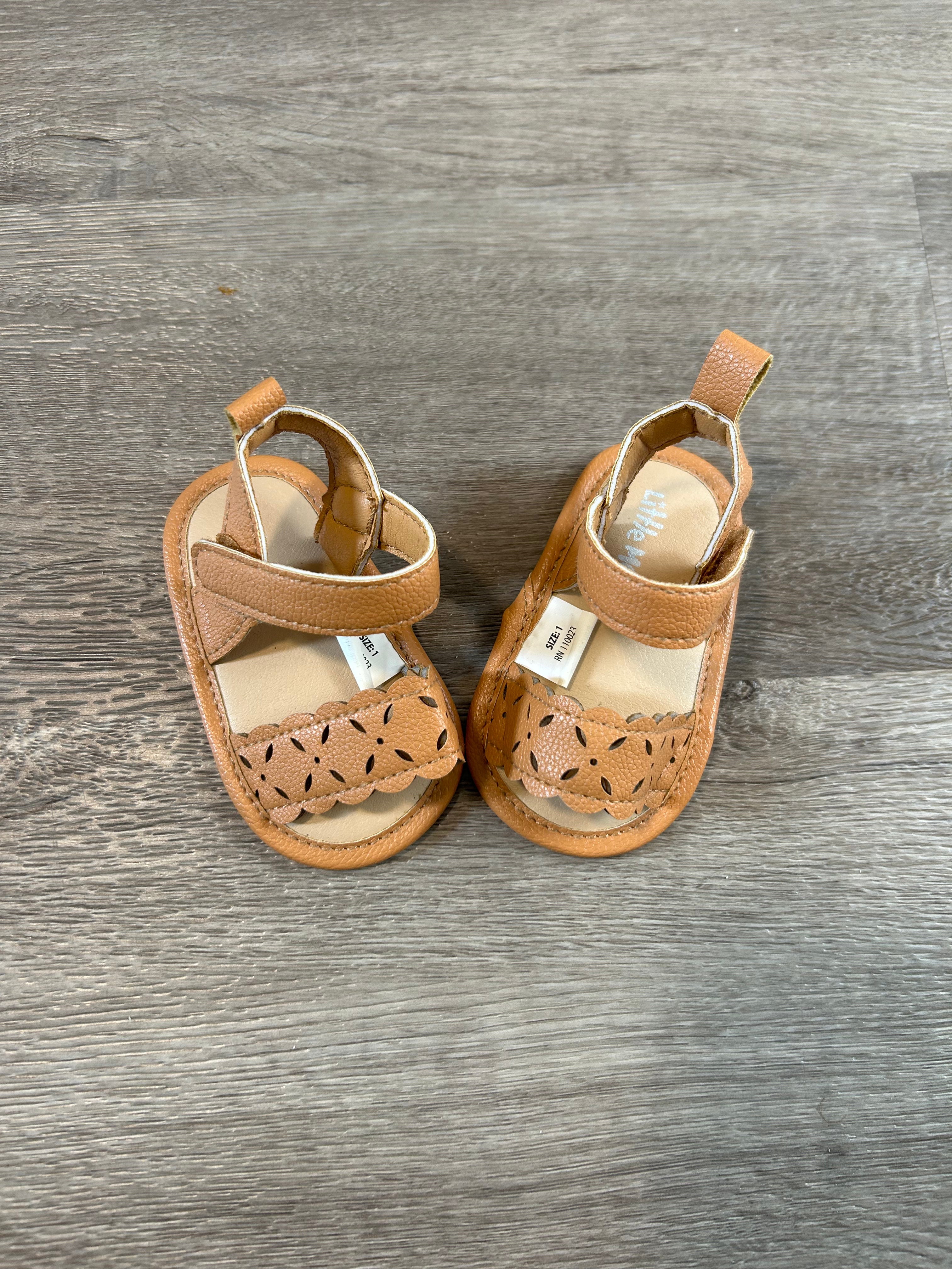 Little Me Sandals- Size 1