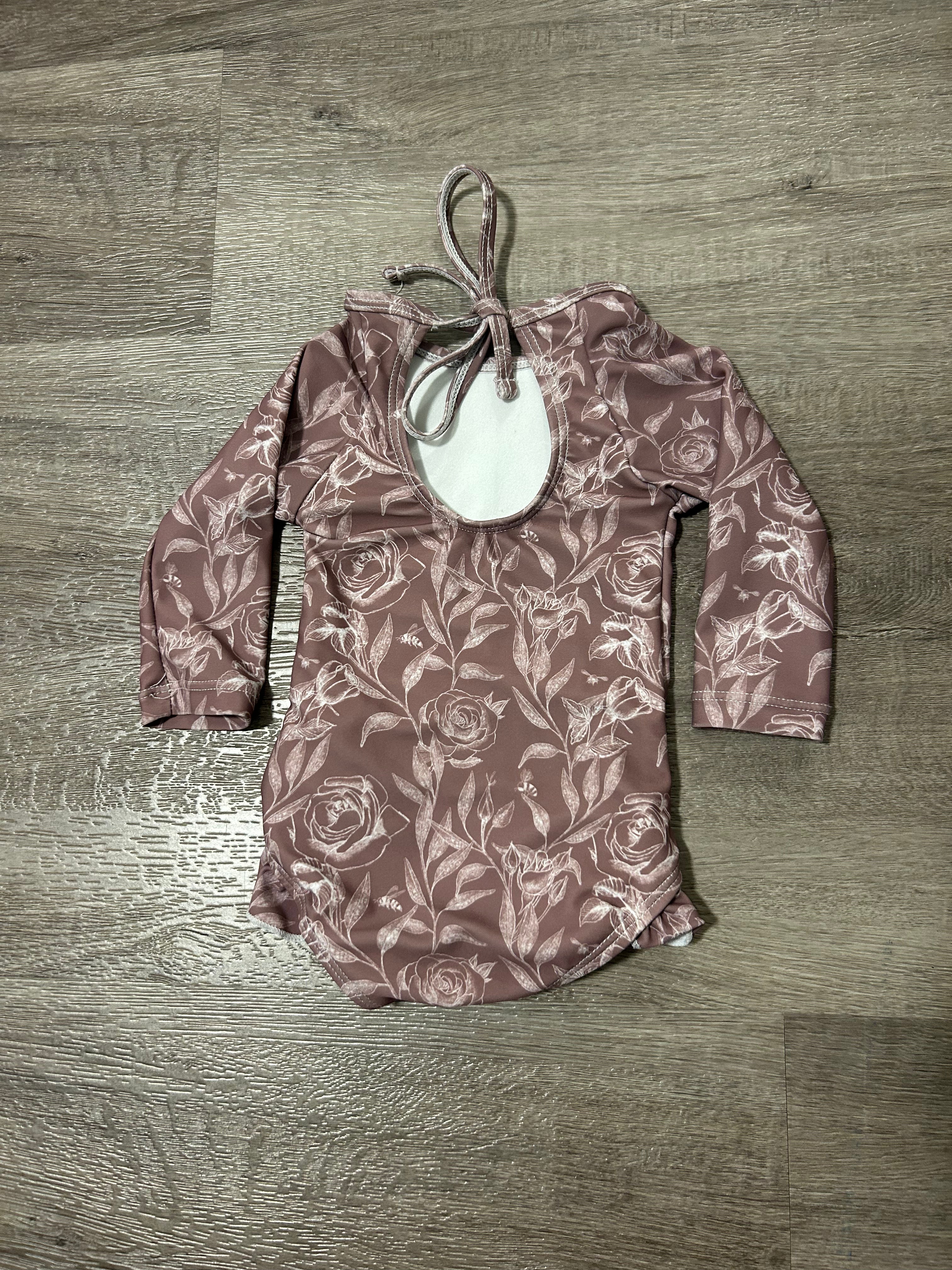 Current Tyed Ruffle Rash Guard- Size 0-6 Months