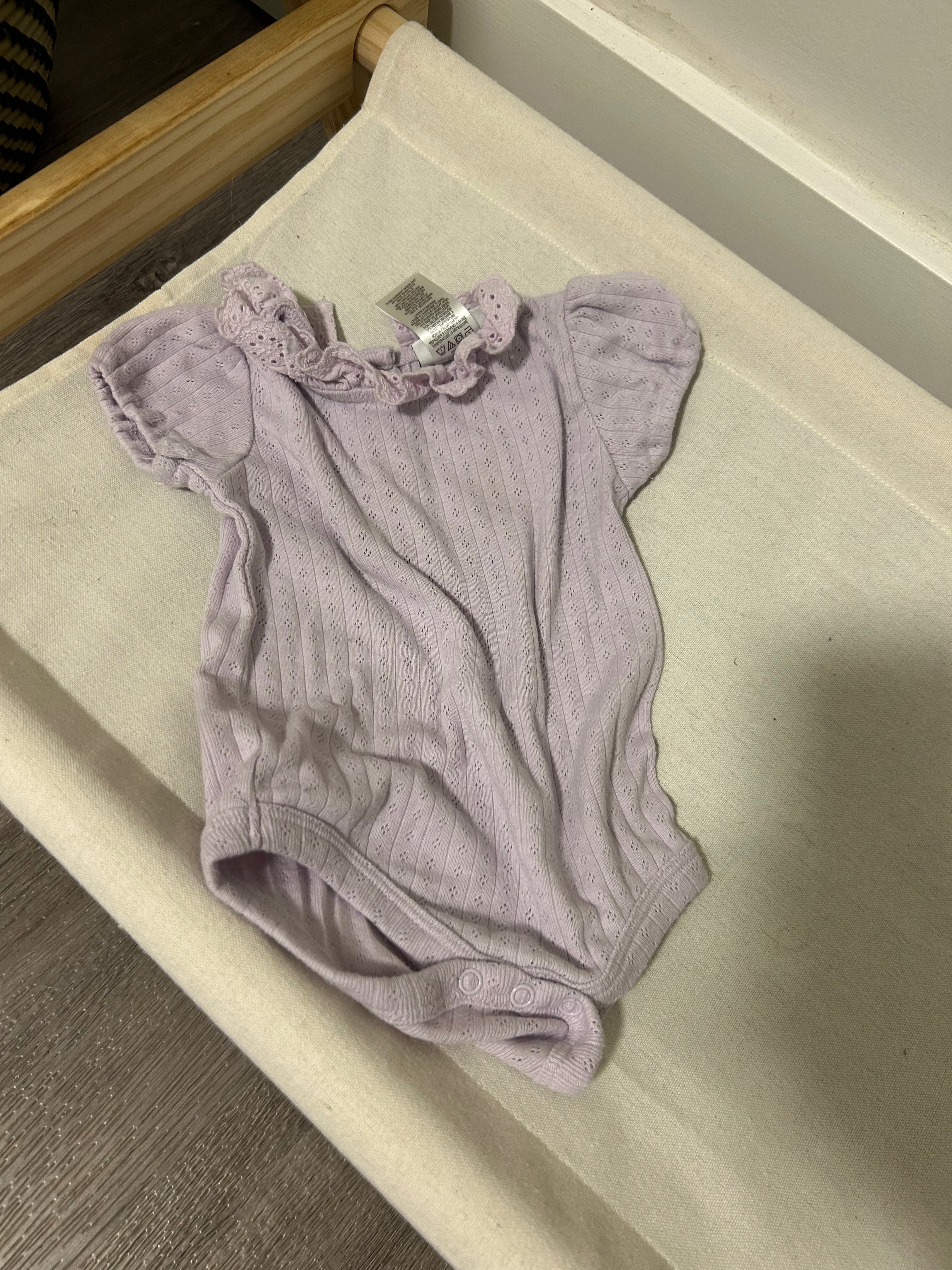 Nicole Miller Lilac Bodysuit- Size 6-9 Months