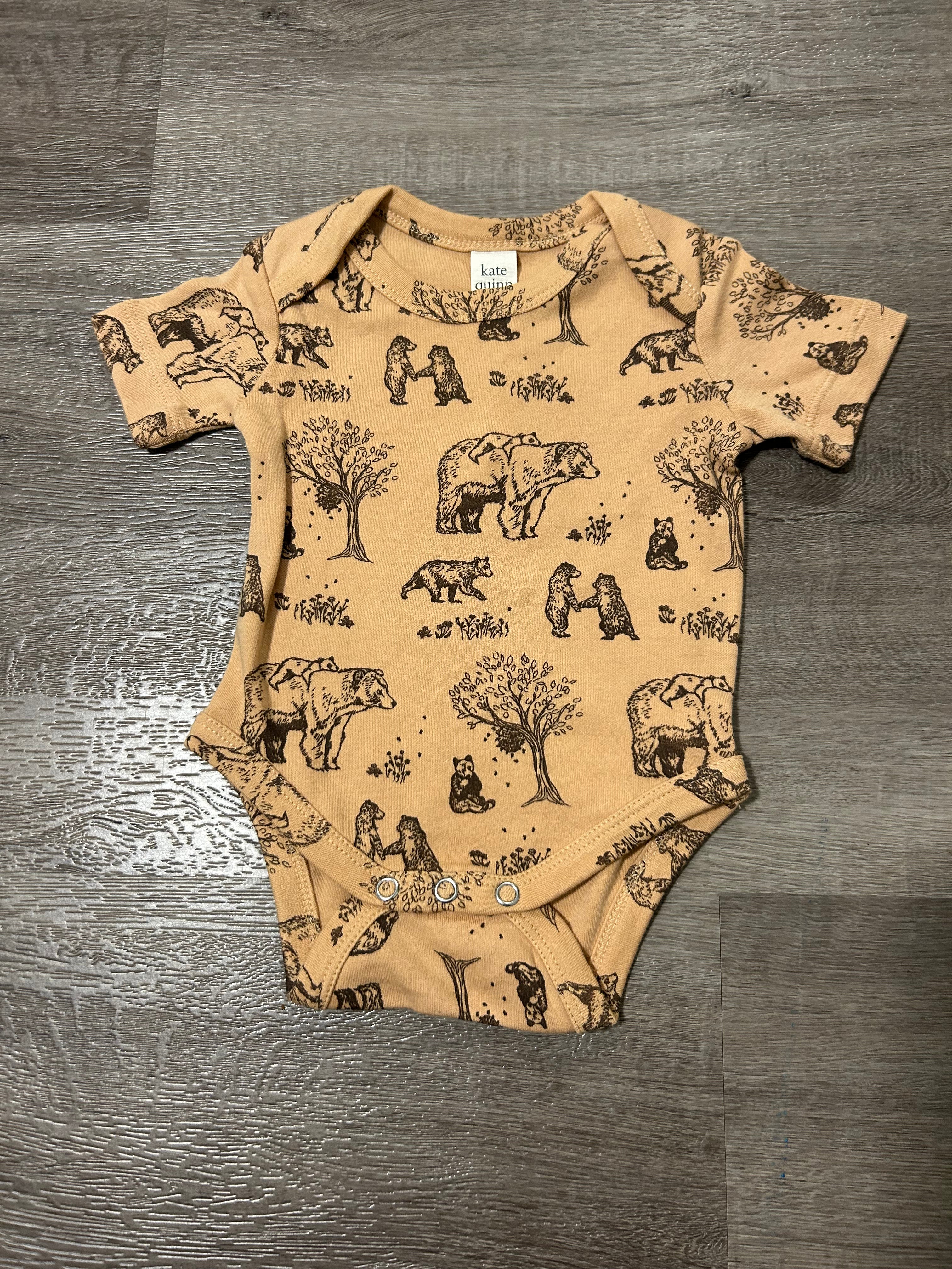 Kate Quinn Short Sleeve Bodysuit- Size 0-3 Months