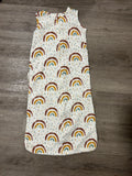 Mini Steps Organic Muslin/cotton Rainbow Sleep Sack- Size 6-18 Months