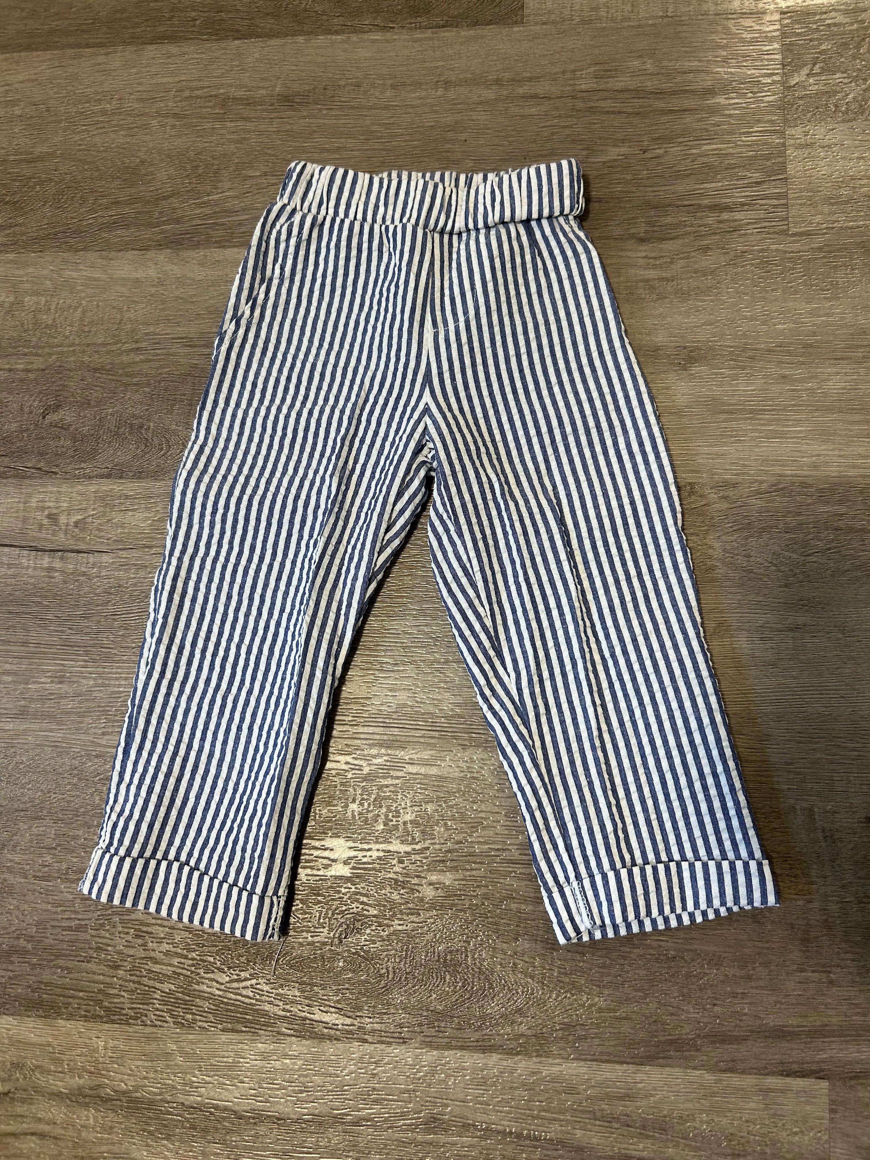 Lila & Jack Stripped Pants- Size 12-18 Months