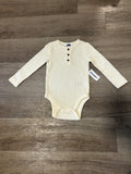 Long Sleeve Waffle Bodysuit- Size 12-18