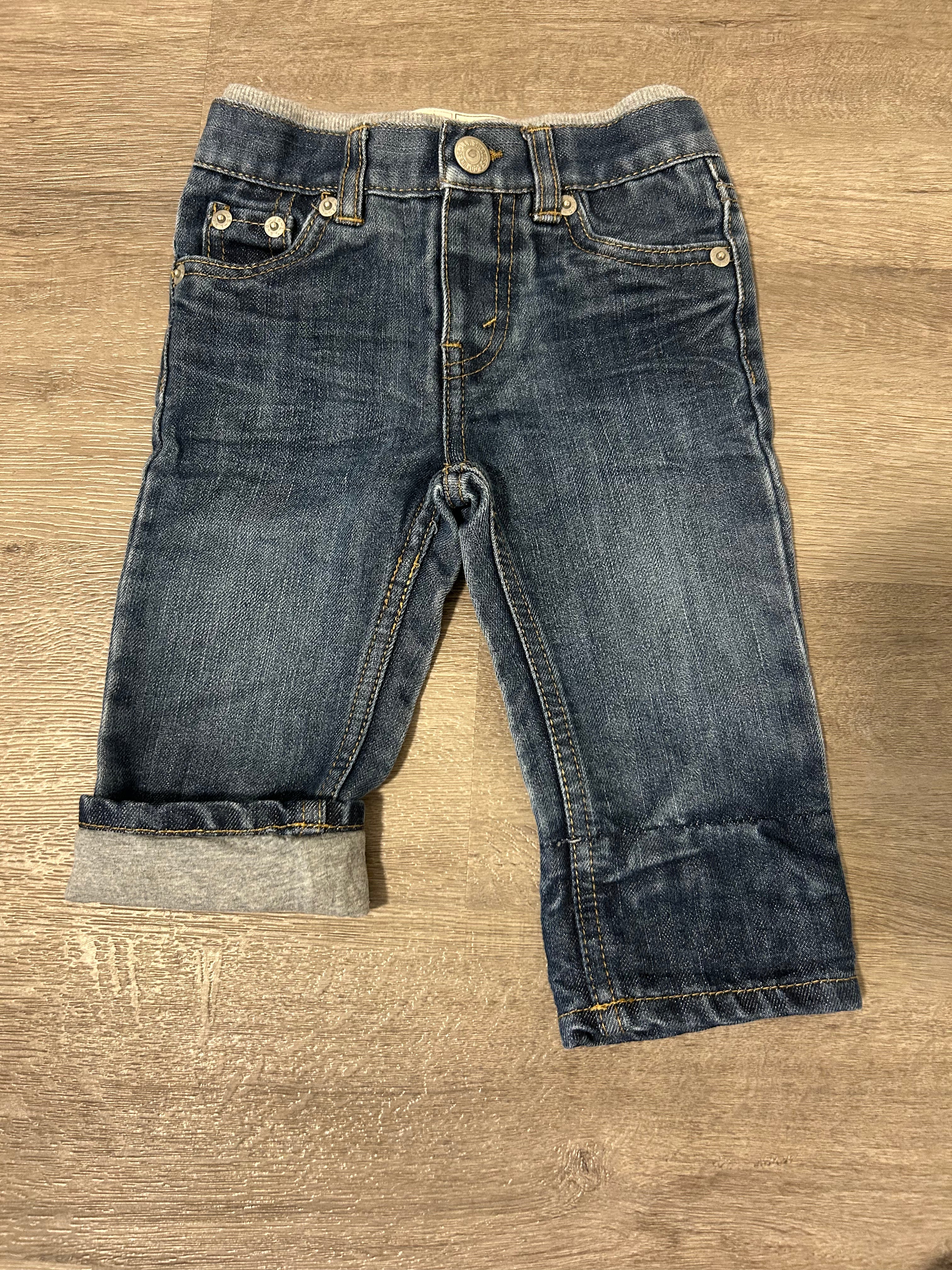 Levi's 514 Slim Straight Jeans- Size 12 Months