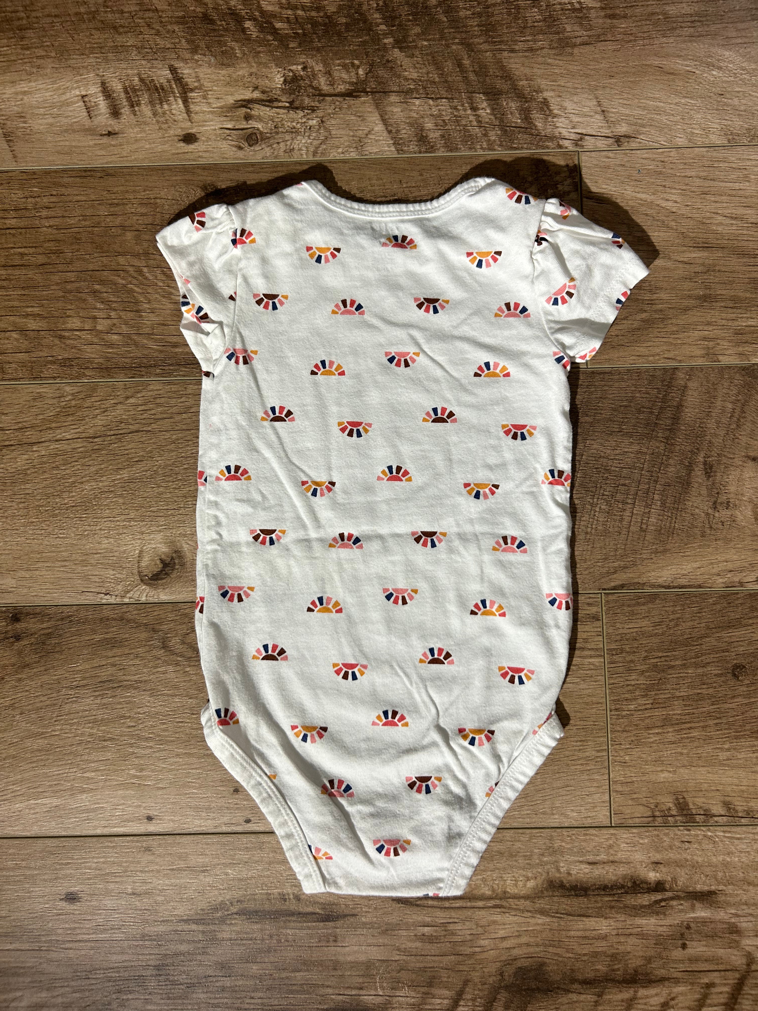 Pekkle Short Sleeve Bodysuit- Size 12 Months