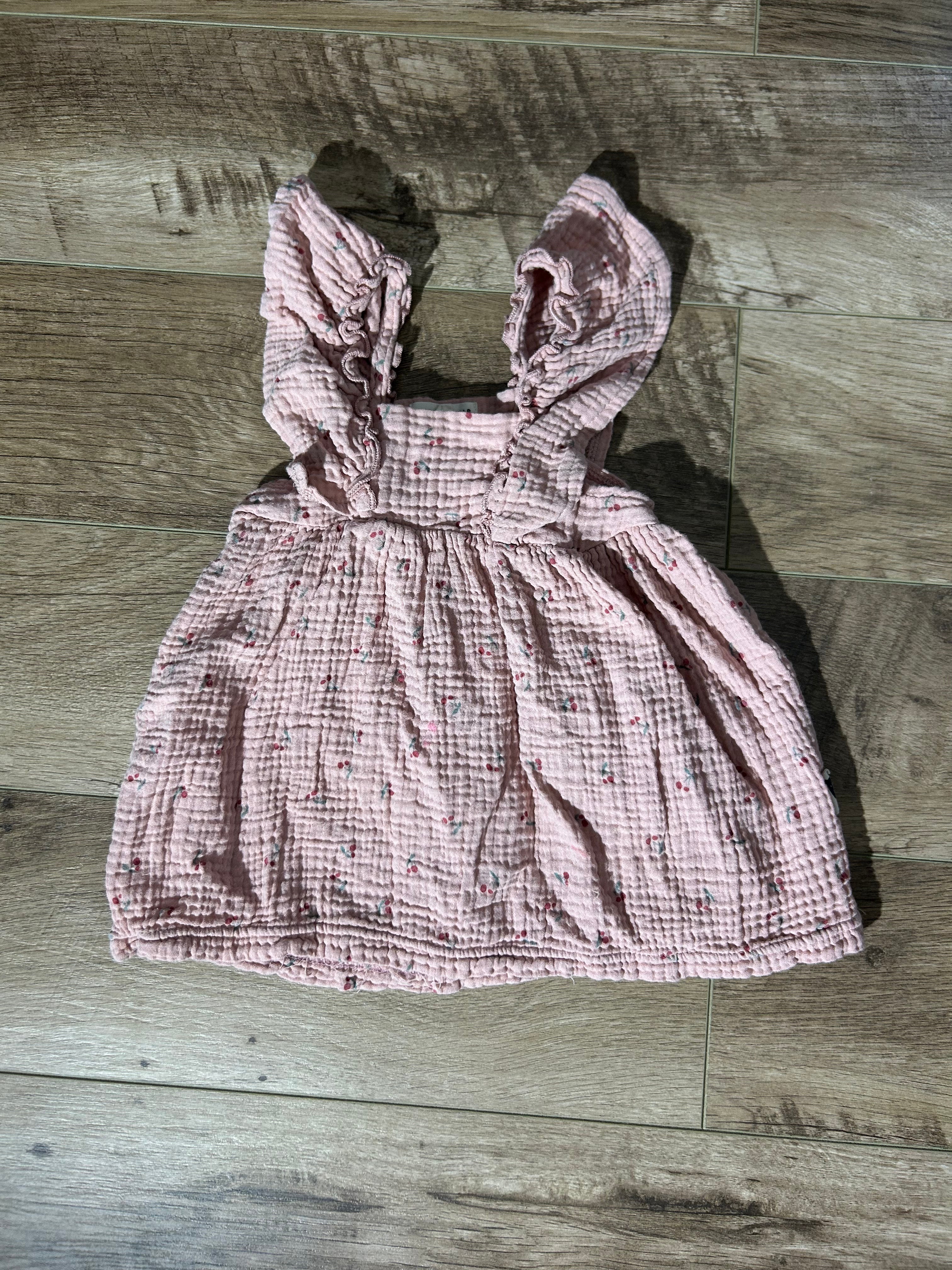 Rabbit & Bear Cherry Dress- 2T