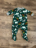 Carters Fleece Footie Pajama's- Size 3 Months