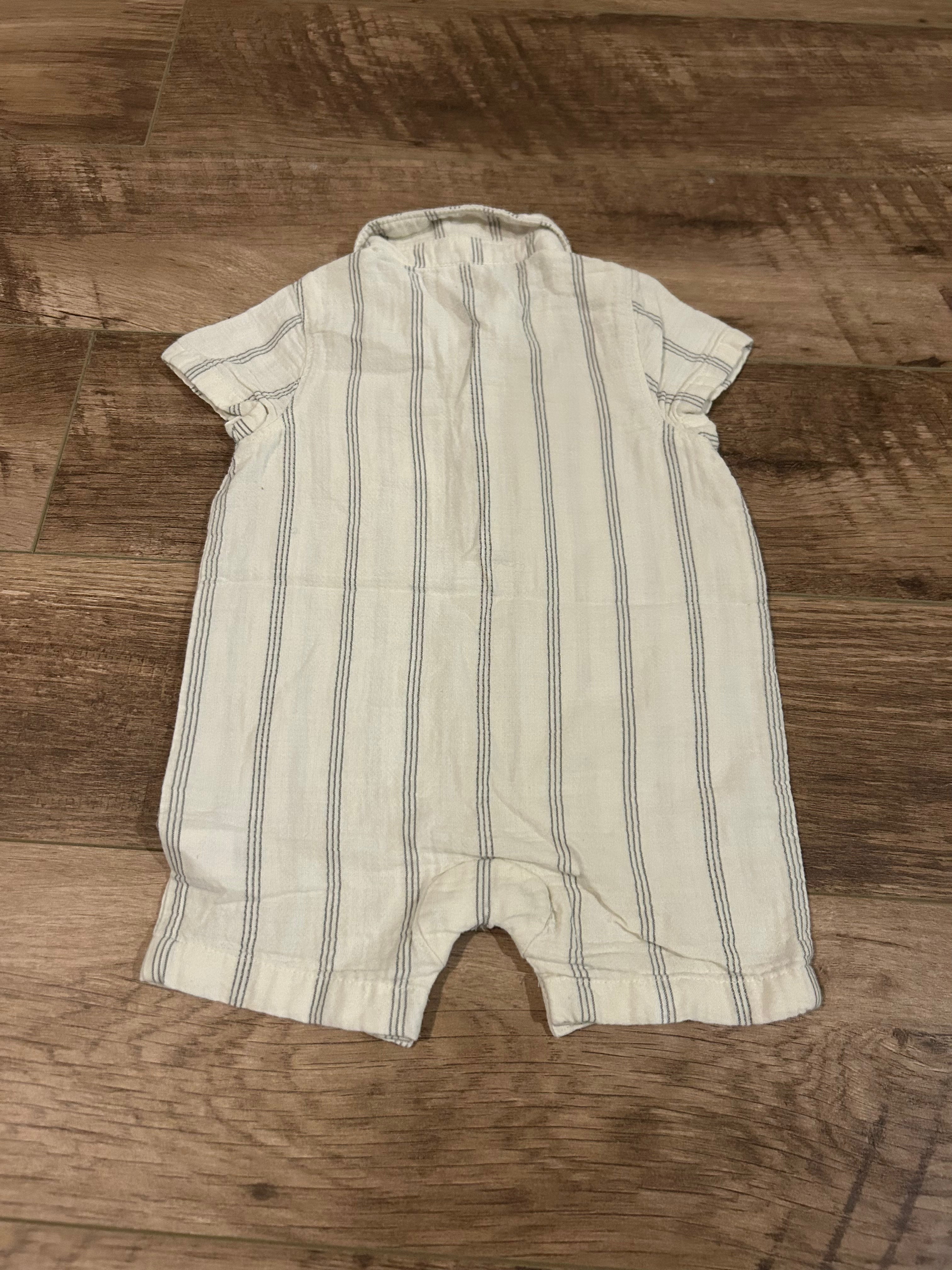 Nordstrom Stripped Romper- Size 6 Months