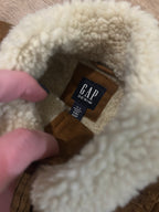 Gap Sherpa Lined Denim Jacket- Size 0-3 Months