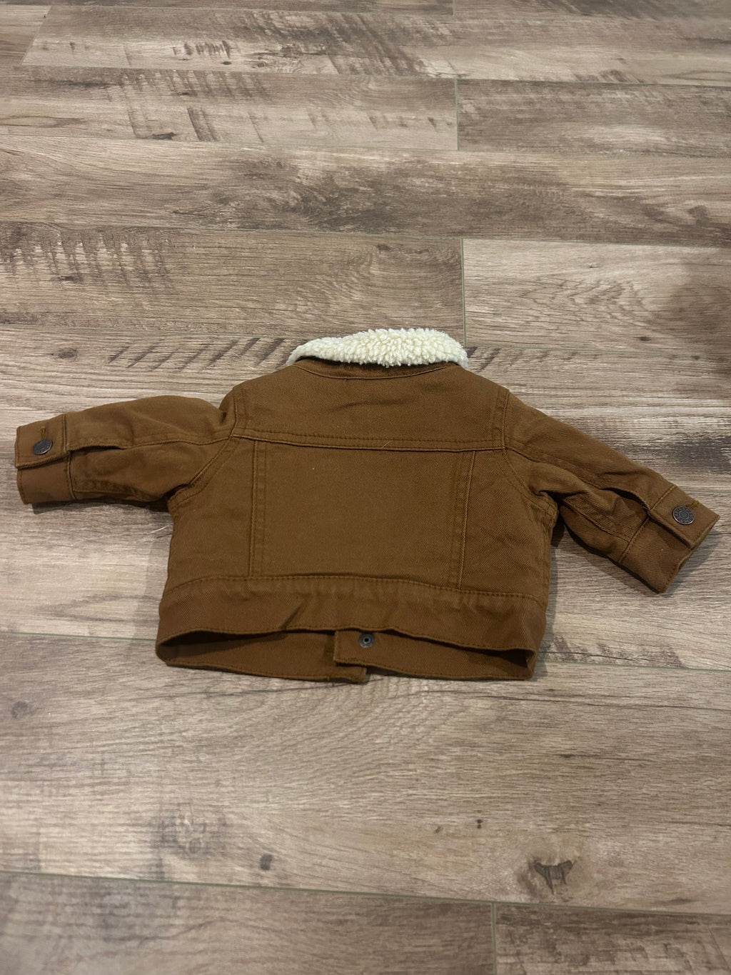 Gap Sherpa Lined Denim Jacket- Size 0-3 Months