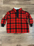 Carter's Fleece Plaid Pullover Sweater- Size 9 Months