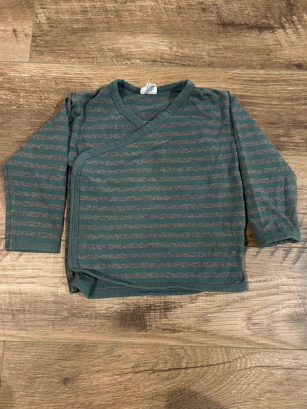 PK Beans Wrap Long Sleeve Shirt- Size 12-18 Months
