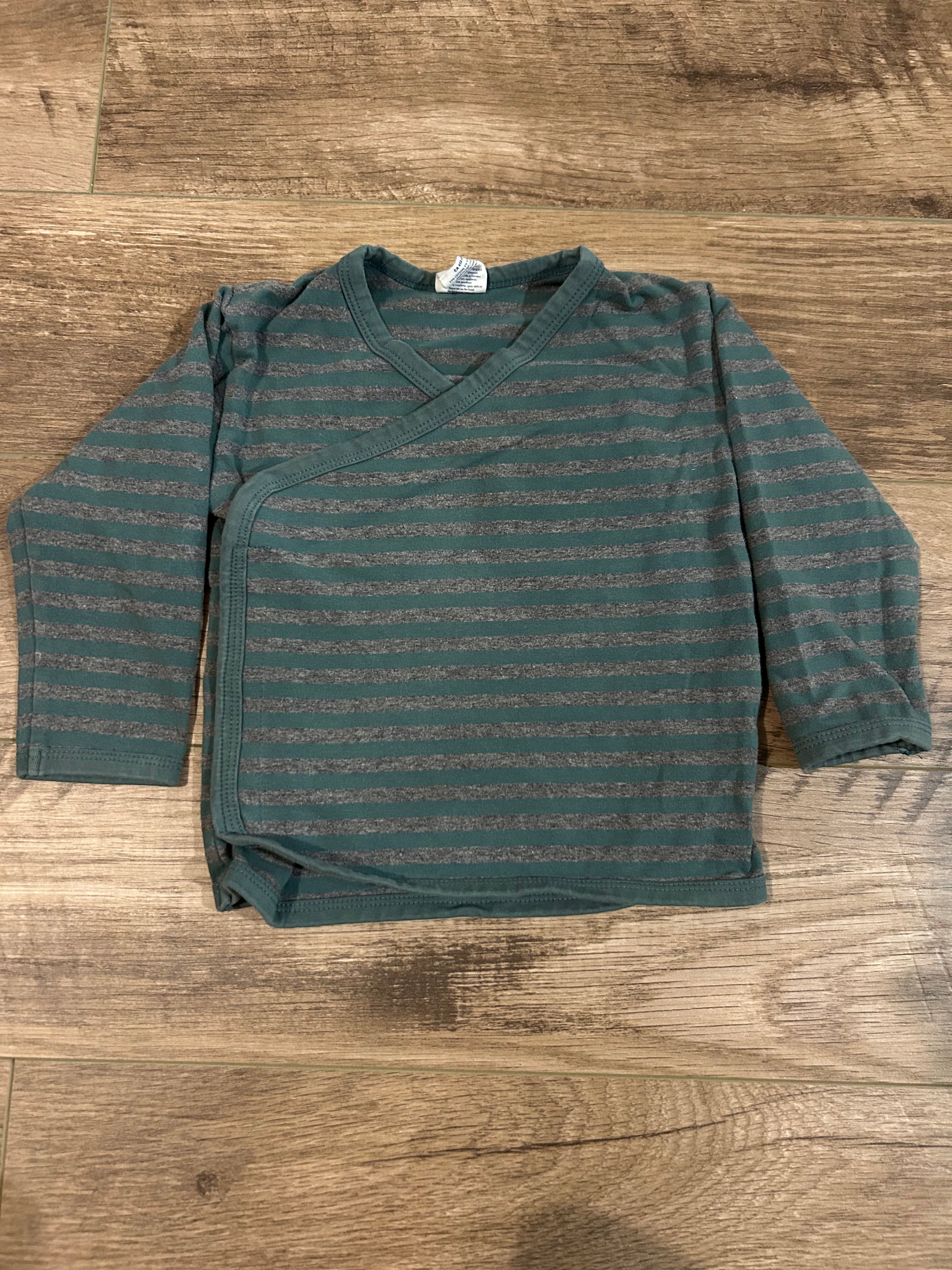 PK Beans Wrap Long Sleeve Shirt- Size 12-18 Months