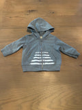 Cherokee Long Sleep Sweater with Hood- Size 0-3 Months