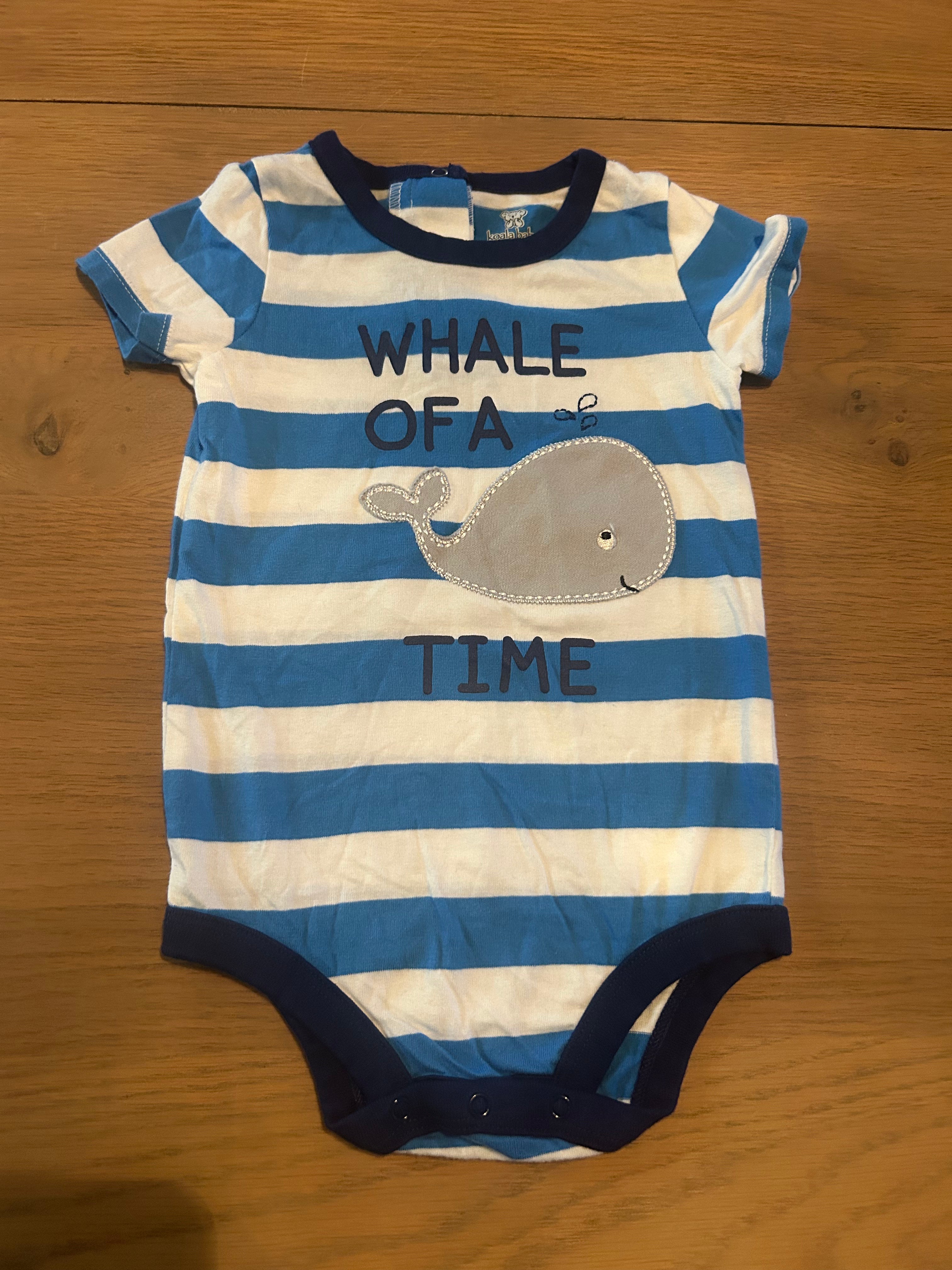Koala Baby Whale Of A TIme Bodysuit- Size 9months