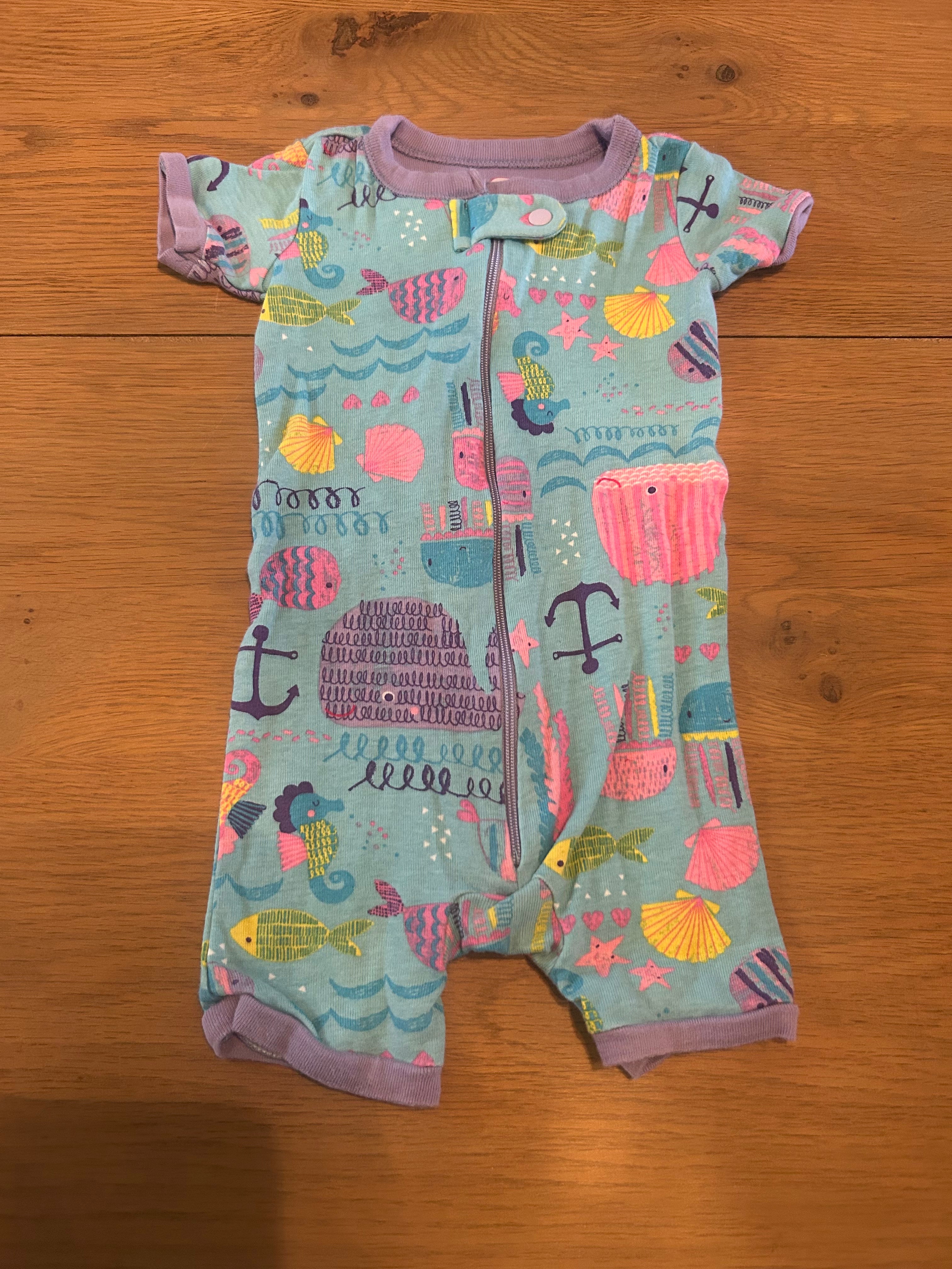 Made With Love by Place Romper- Size 6-9 months