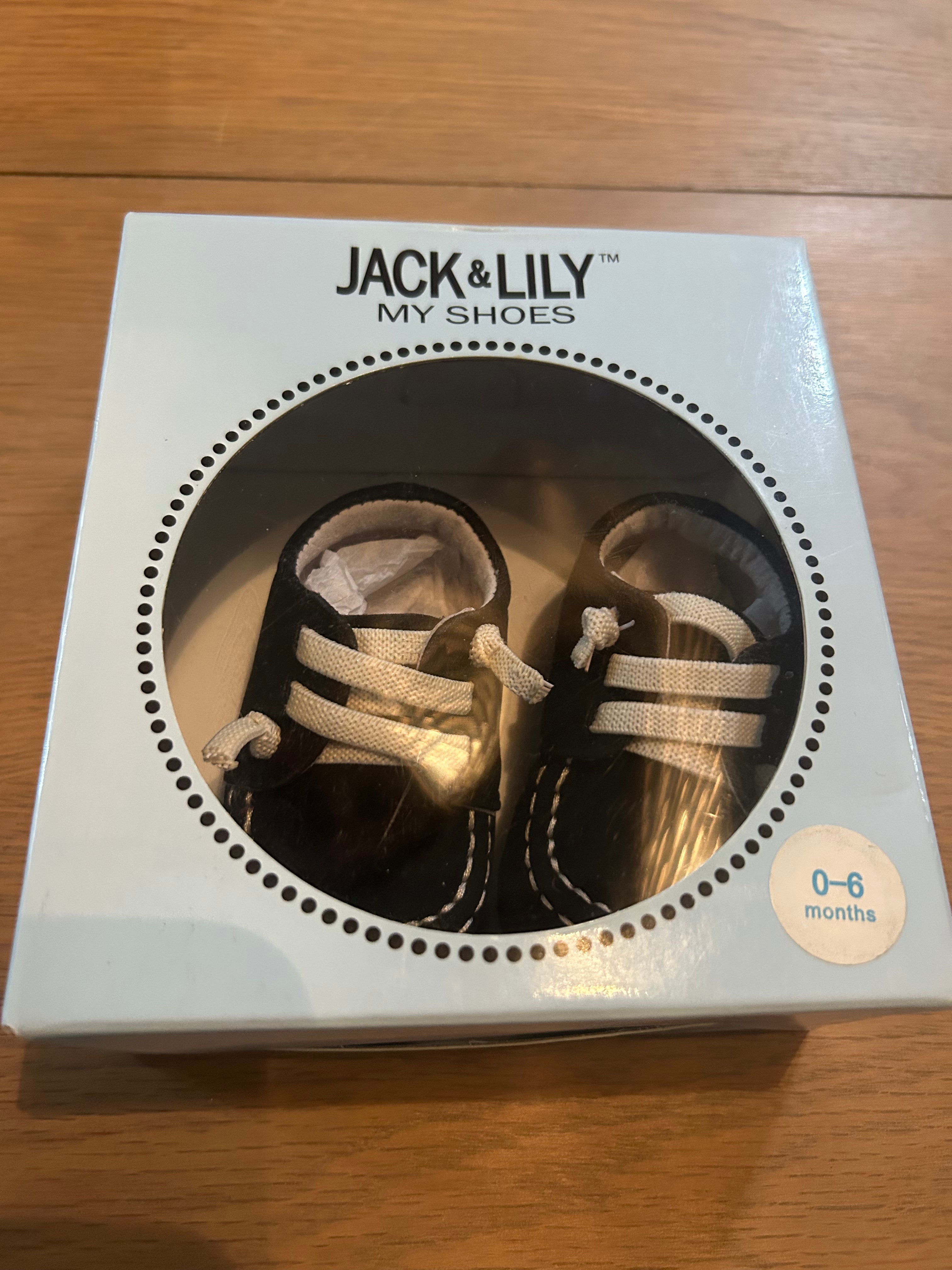 Jack & Lily My Shoes- Size 0-6 Months