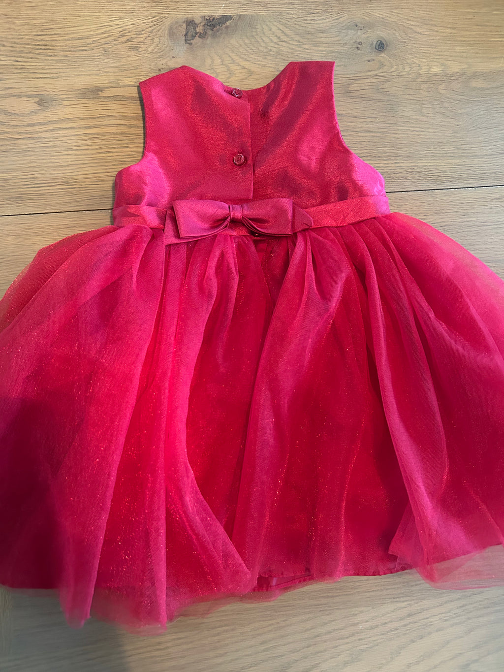 Cherokee Red Tulle Party Dress- Size 18 Months