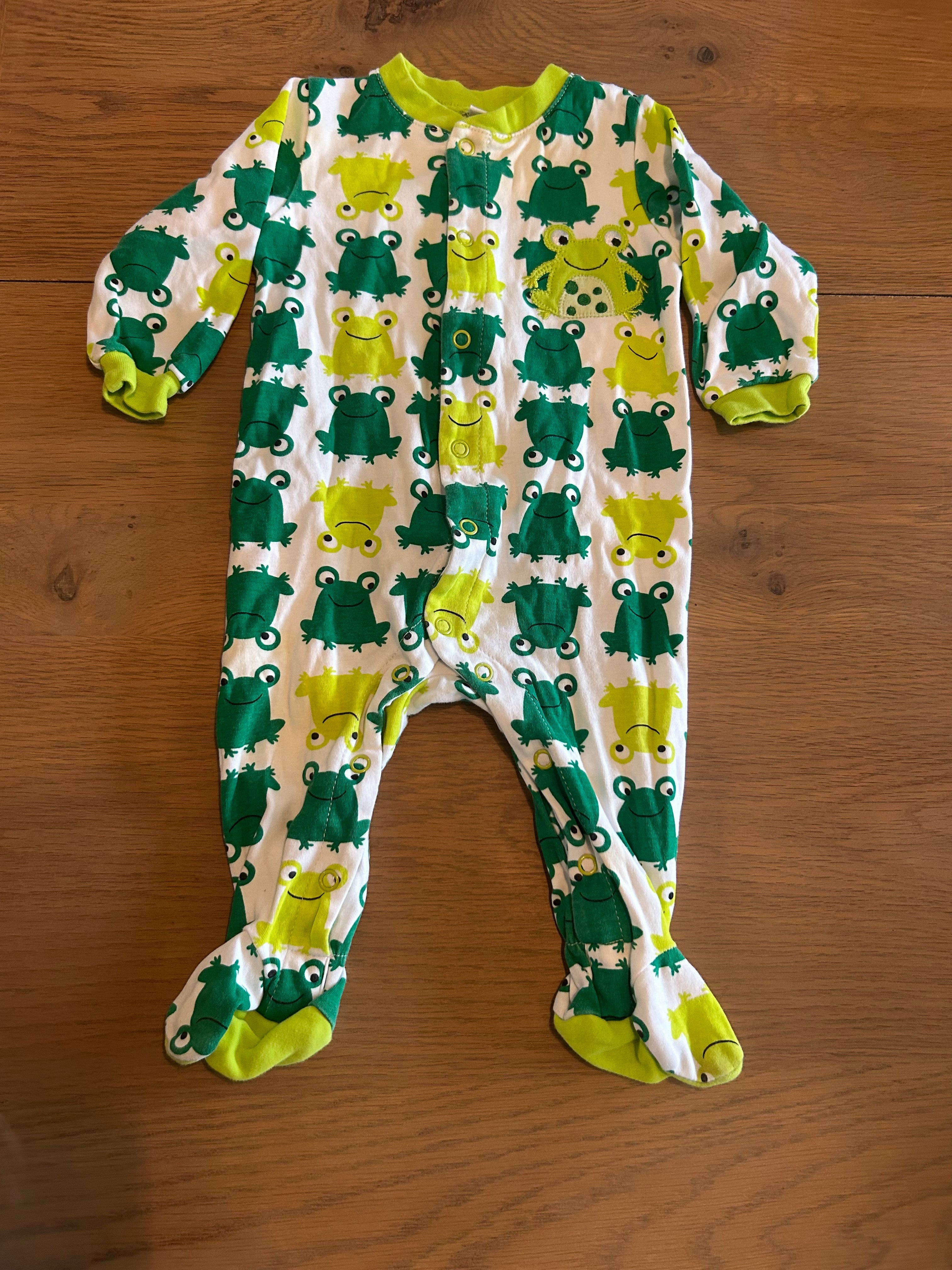 Pekkle Button Up Sleeper- Size 6 months