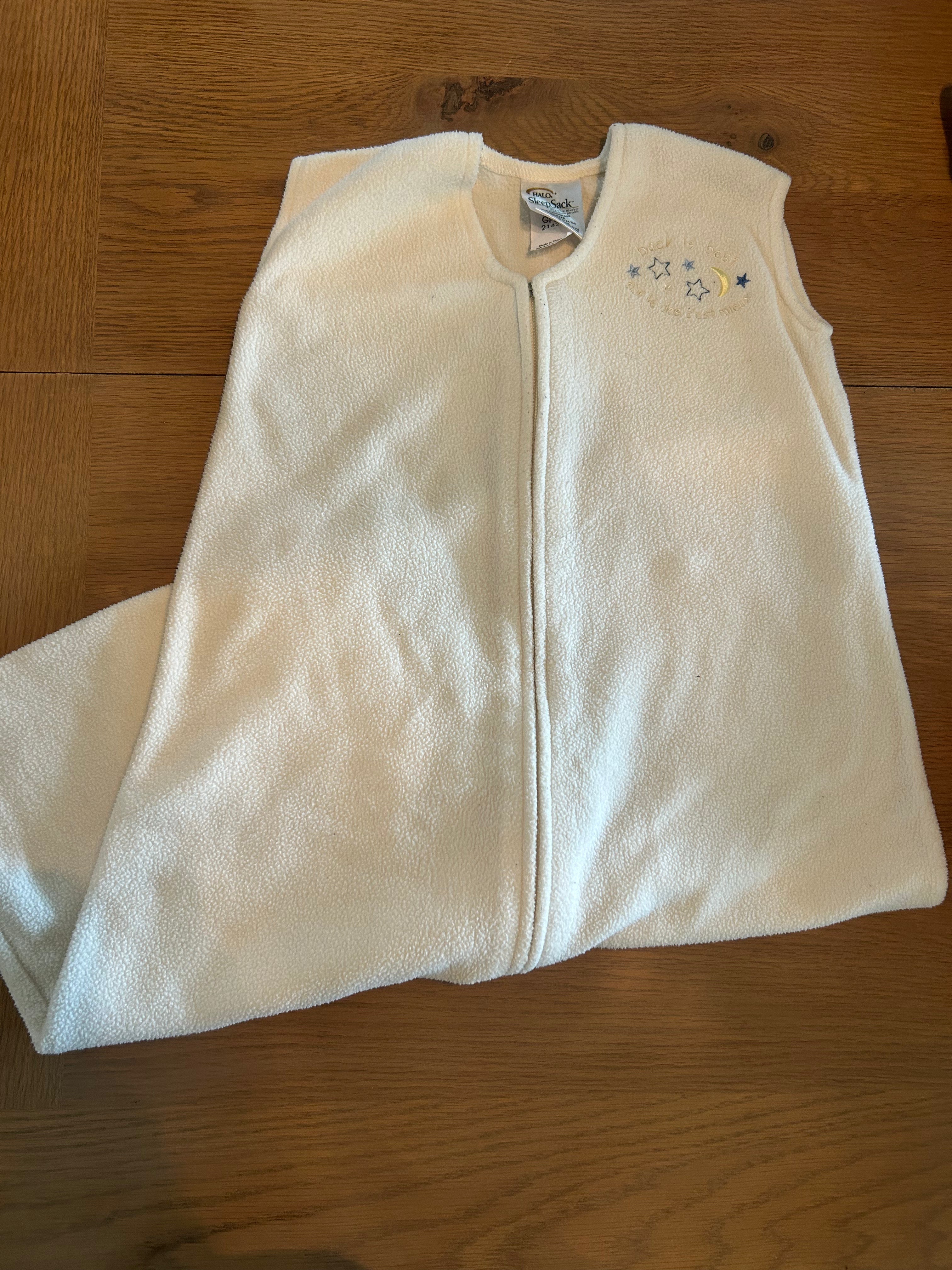 Halo Fleece Sleep Sack- Size Medium 6-12 Months (16-24lbs)