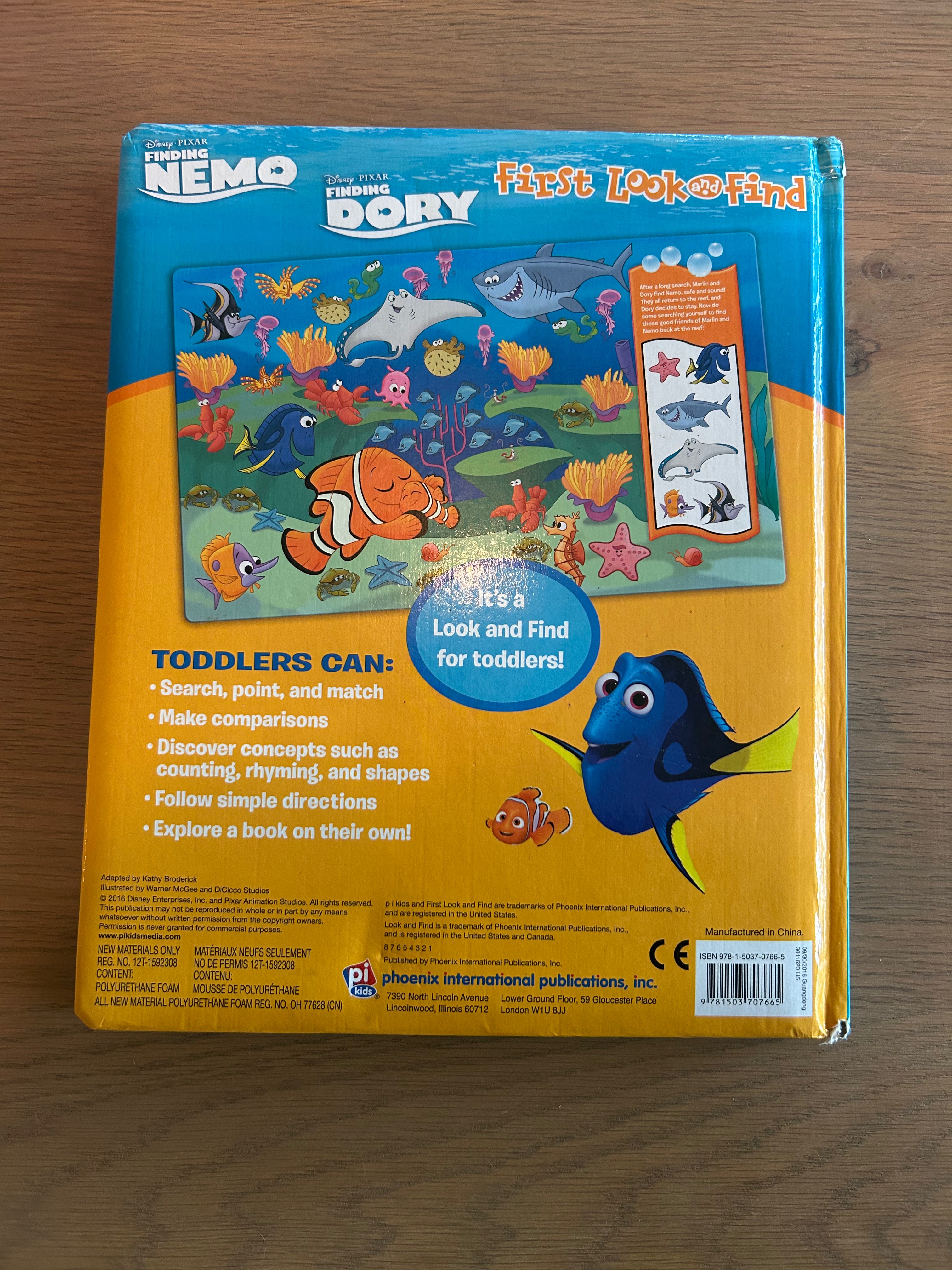 Finding Nemo/Finding Dory First Look and Find Board Book