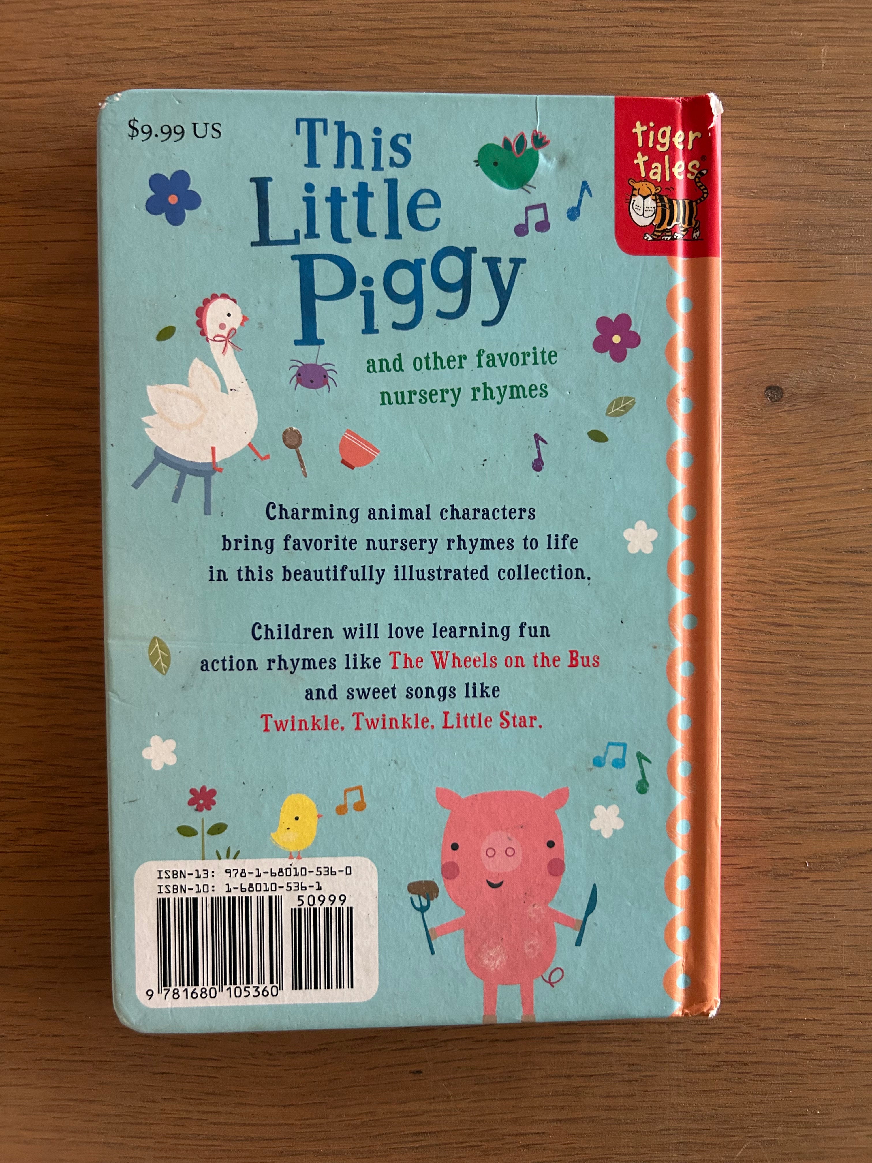 This Little Piggy and other nursery rhymes- Board book