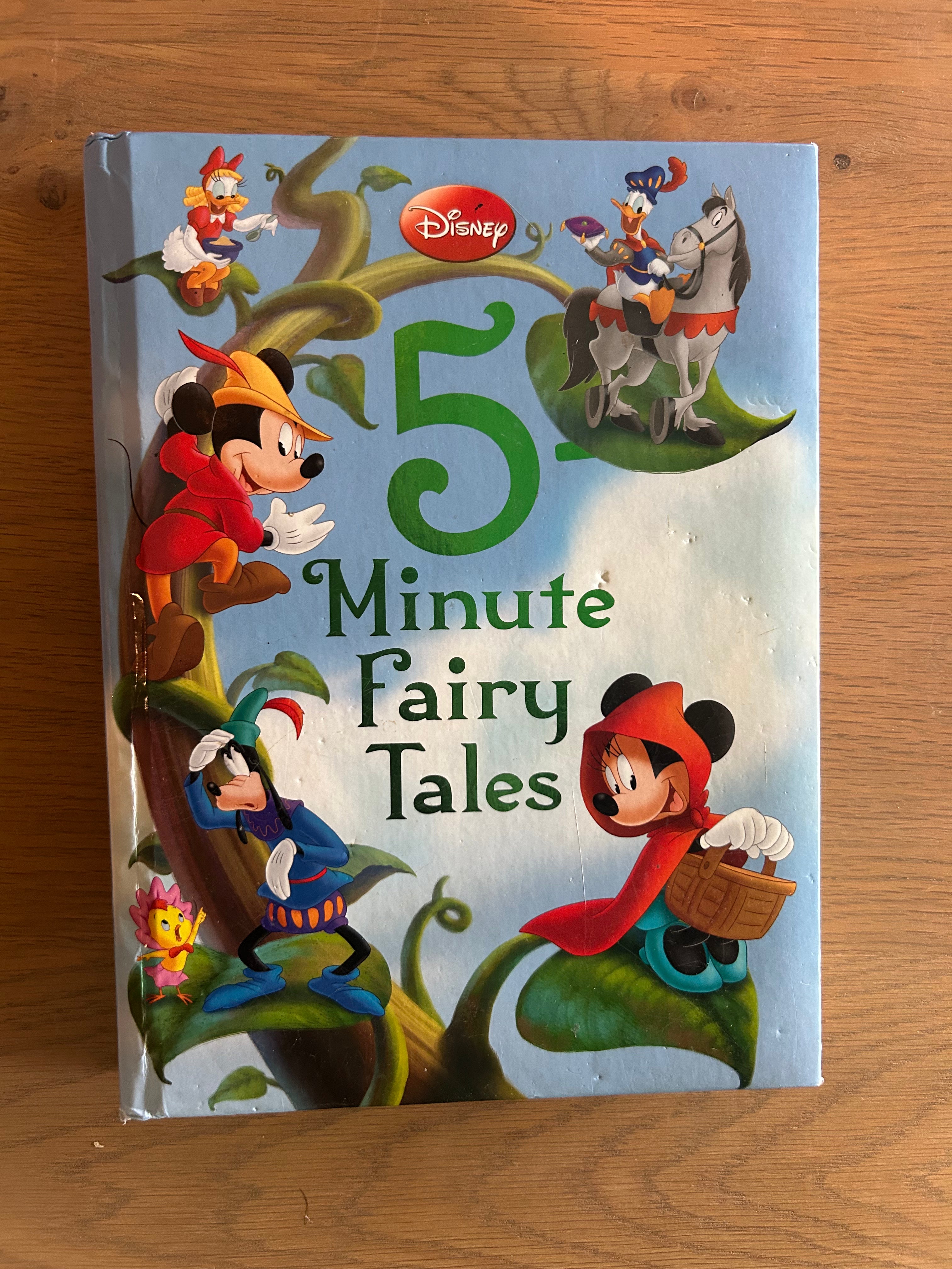 Disney 5 Minute Fairy Tales Hard Cover Book