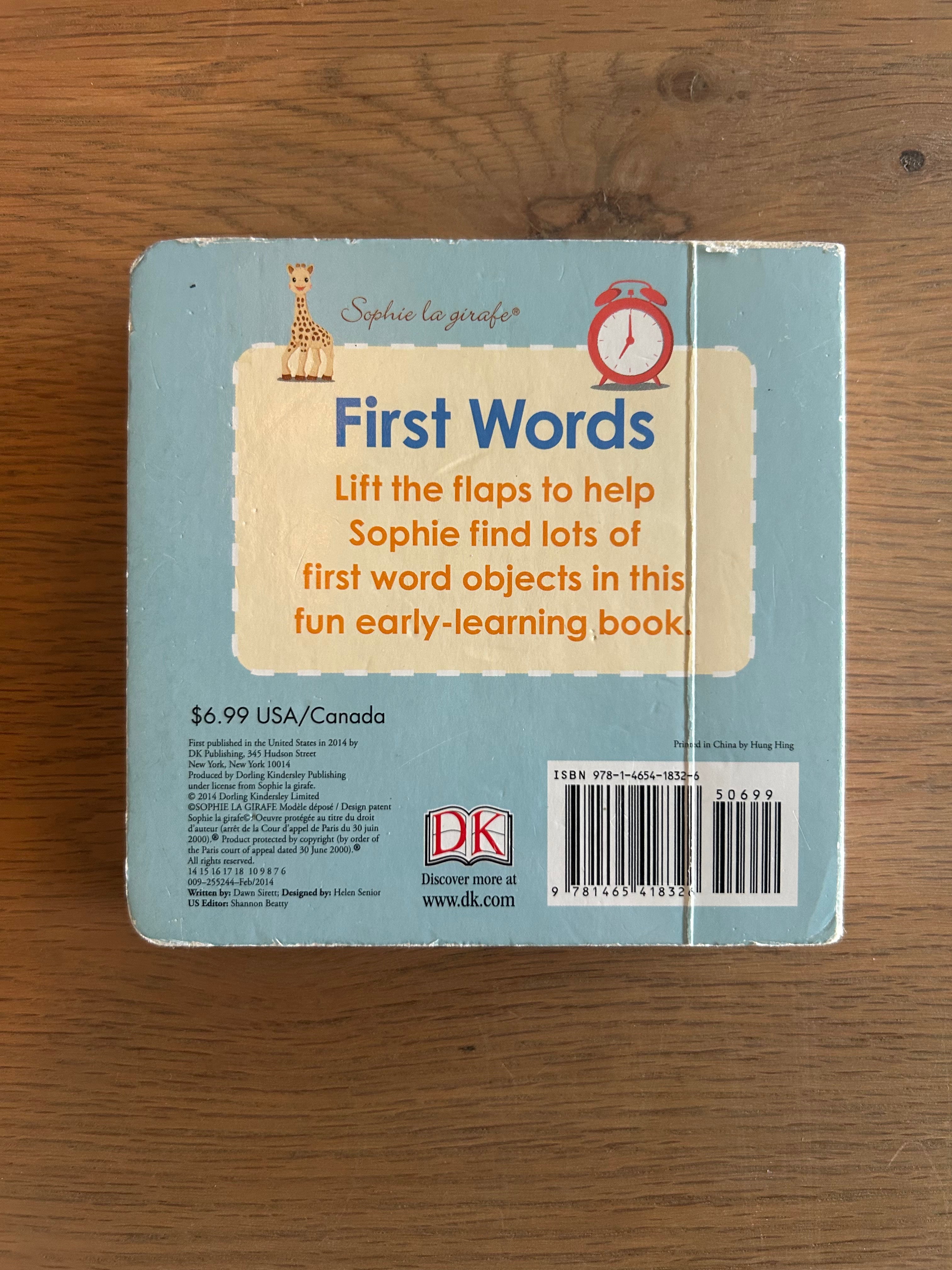 First Words Sofie la Girafe