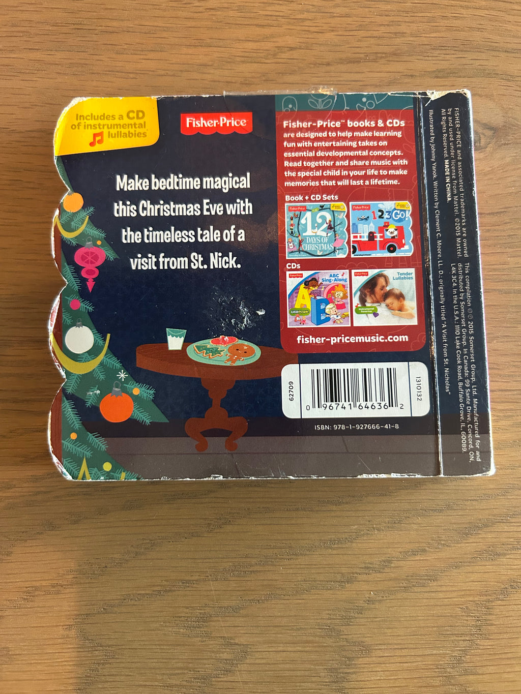 Fisher-Price 'Twas The Night Before Christmas Board Book