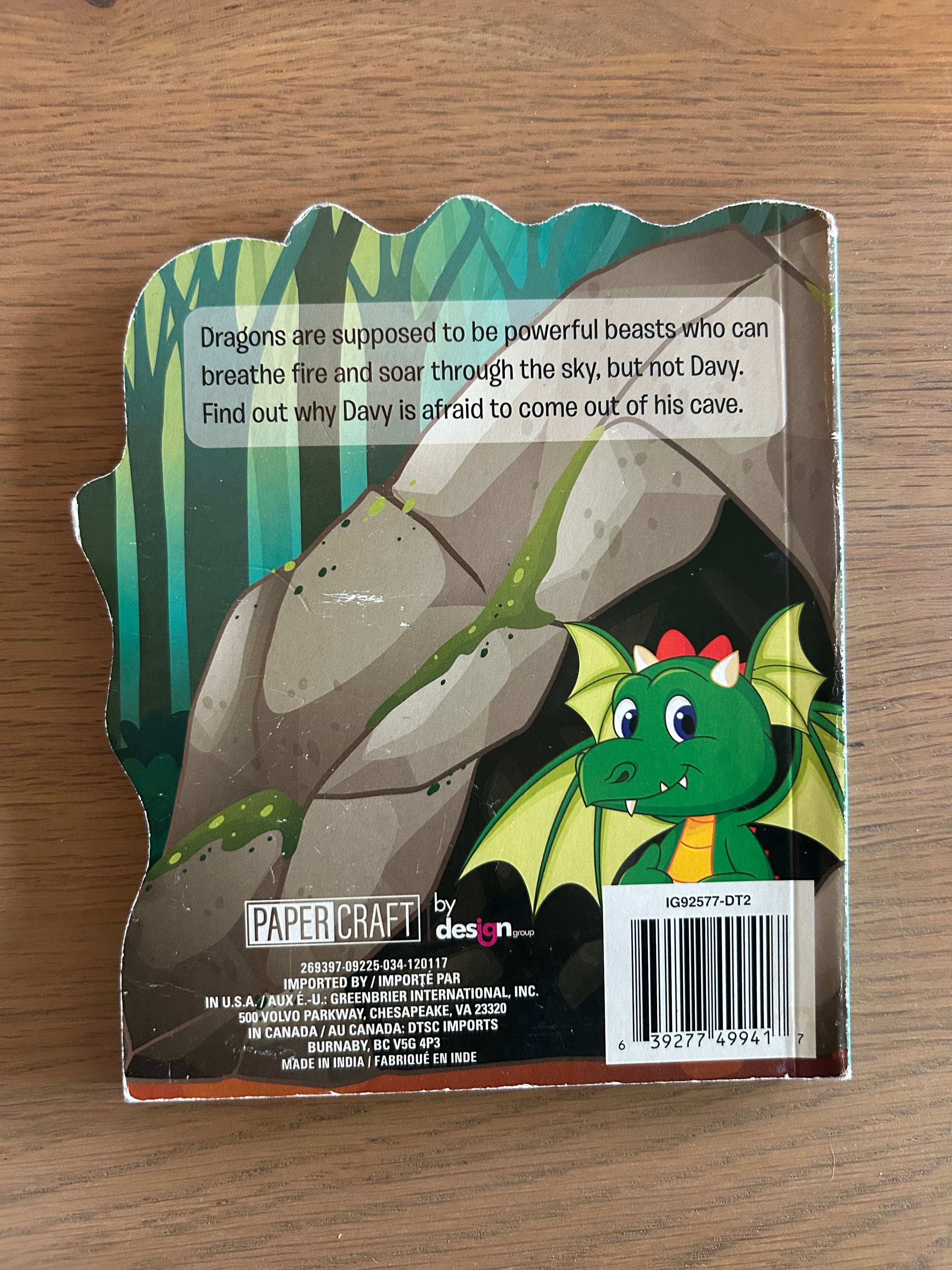 Davy The Dragon Who Was Afraid Board Book