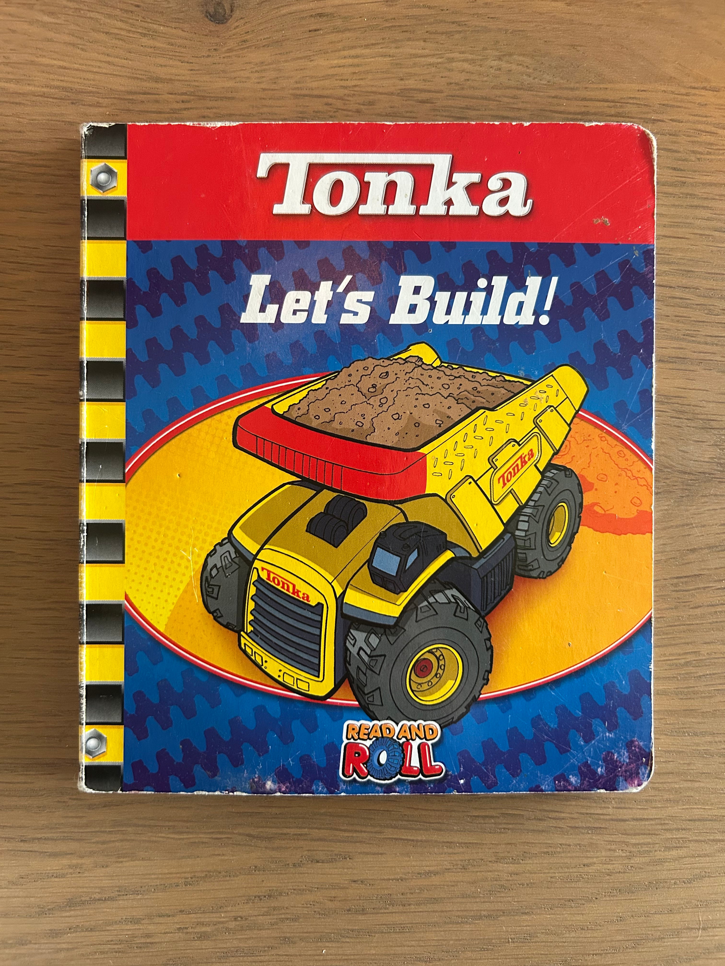 Tonka Let's Build Read And Roll Board Book