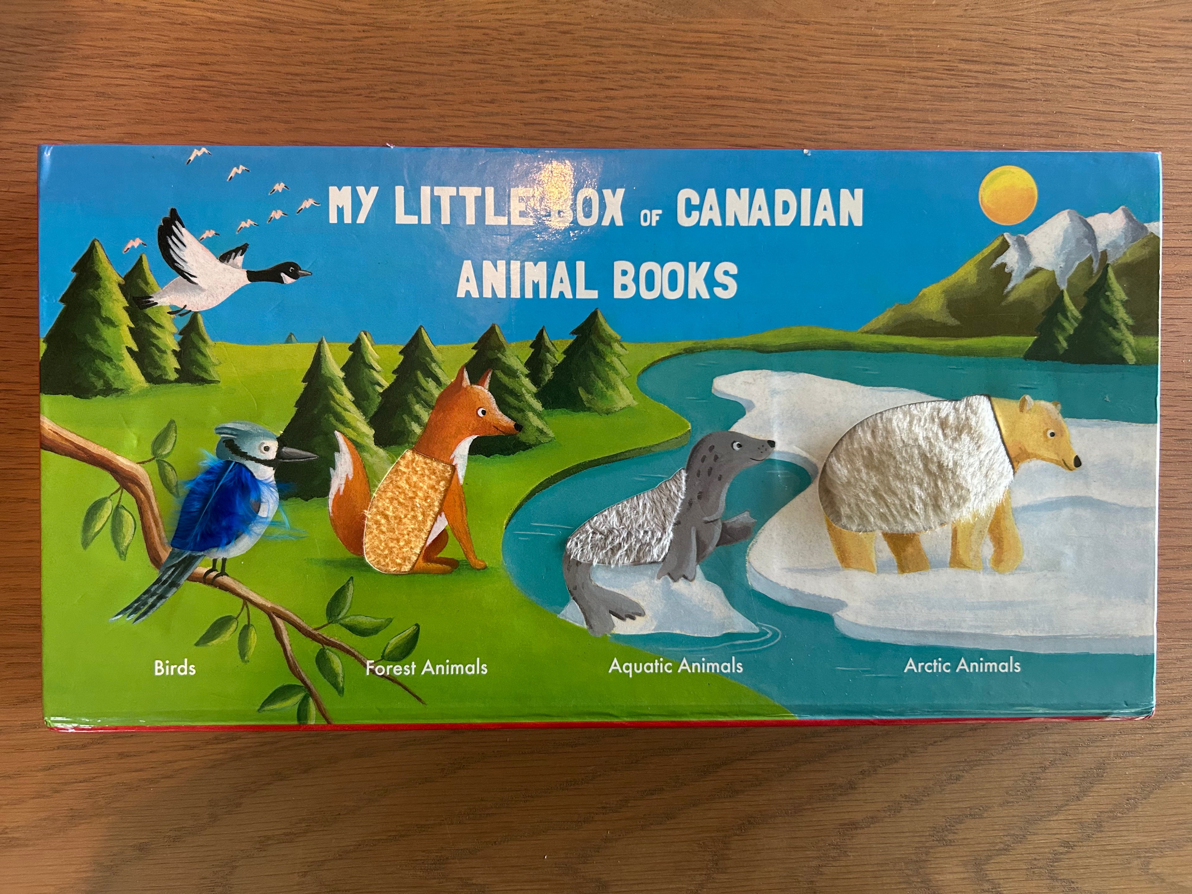 My Little Box of Canadian Animal Books Set of 4 Board Books