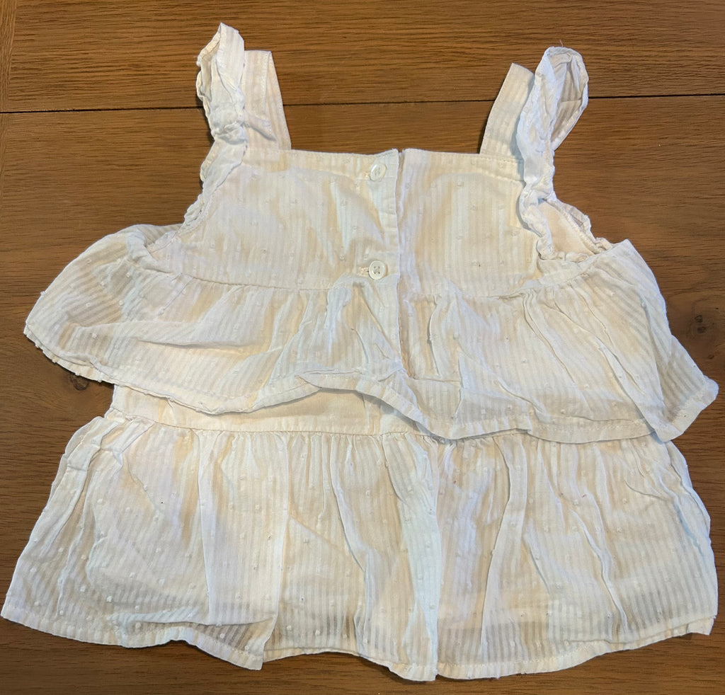 Gymboree White Tank Top- Size 2T