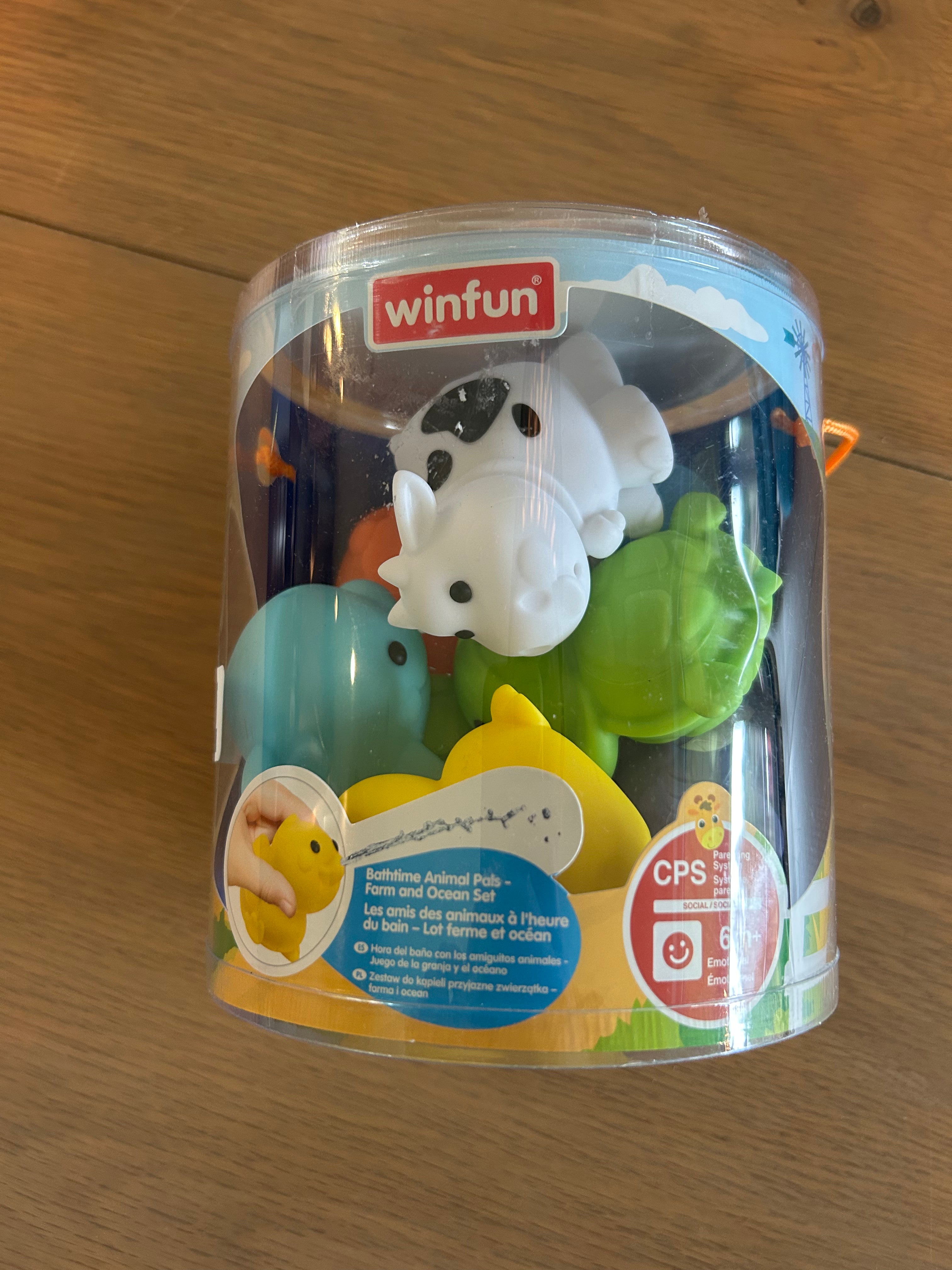Winfun Bathtime Animal Pals- Farm and Ocean Set 10 pieces