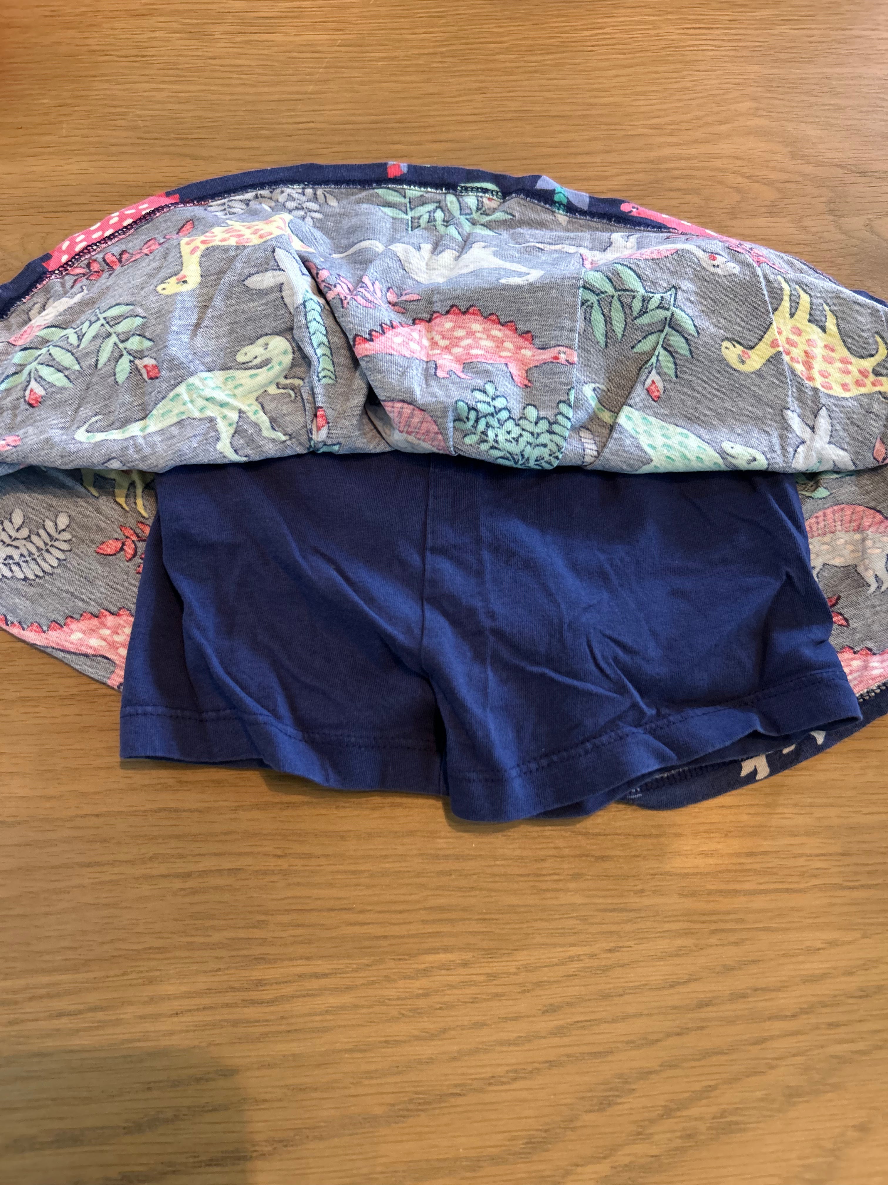 Carters Dinosaur Skirt with Built In Shorts- Size 3T