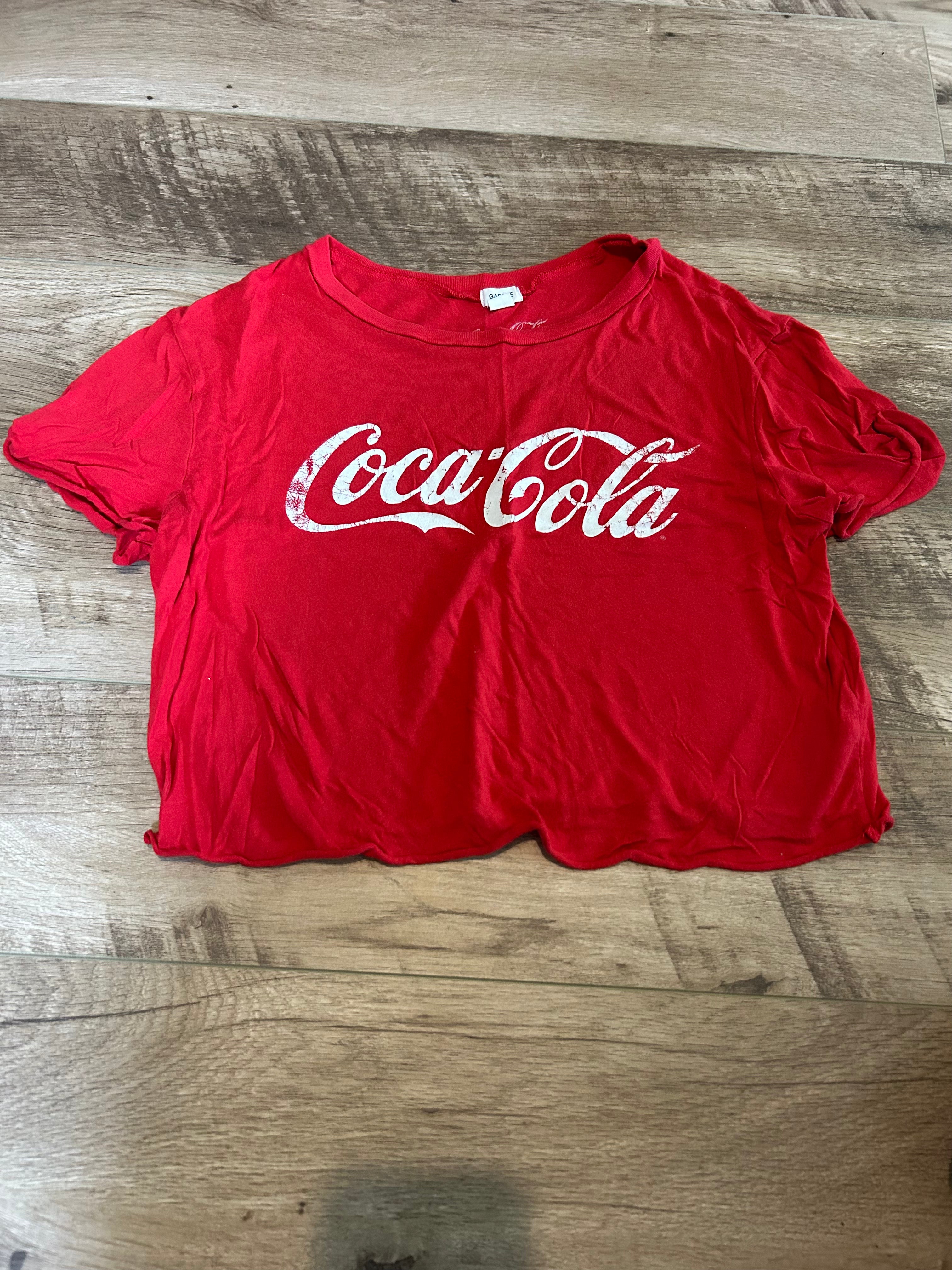 Garage Coca-Cola Cropped T-Shirt- Size XS