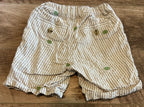 Janie And Jack Stripped Shorts With Turtles- Size 2T