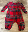 Old Navy Plaid Romper- Size 3-6 Months