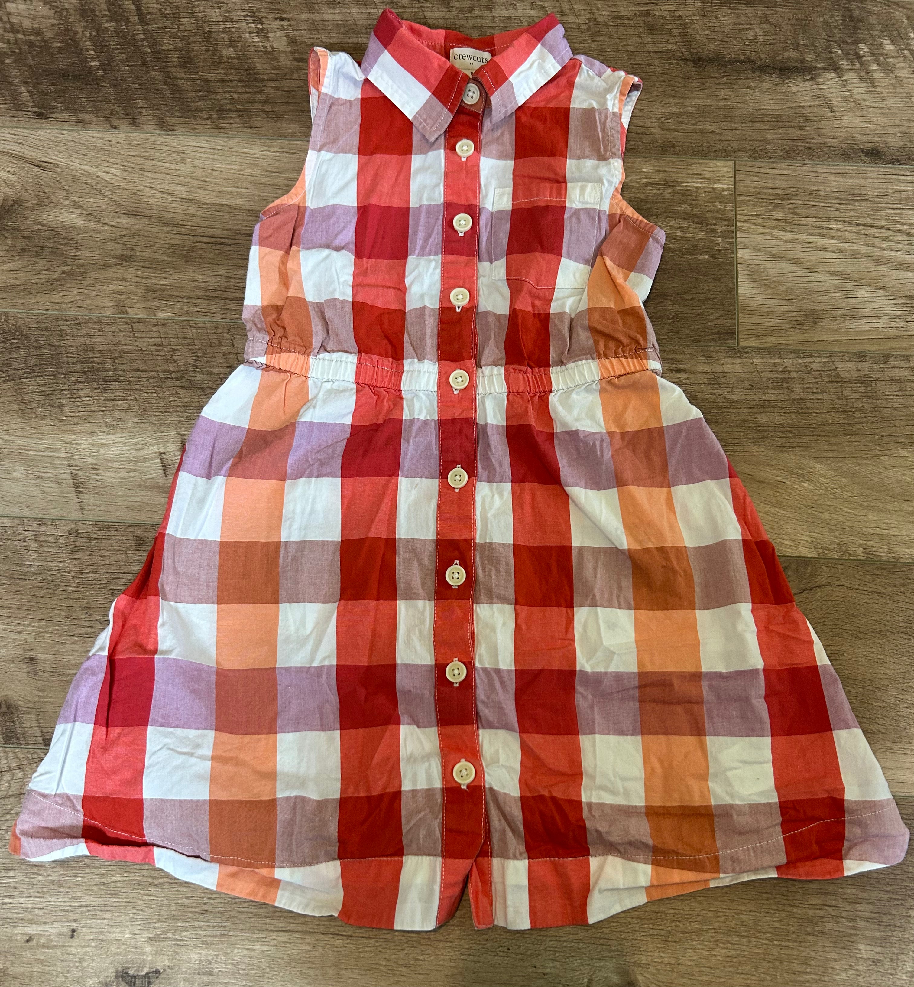 Crew Cuts Plaid Dress- Size 6