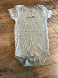 George "Oh hello" Short Sleeve Body Suit- Size 3-6 Months