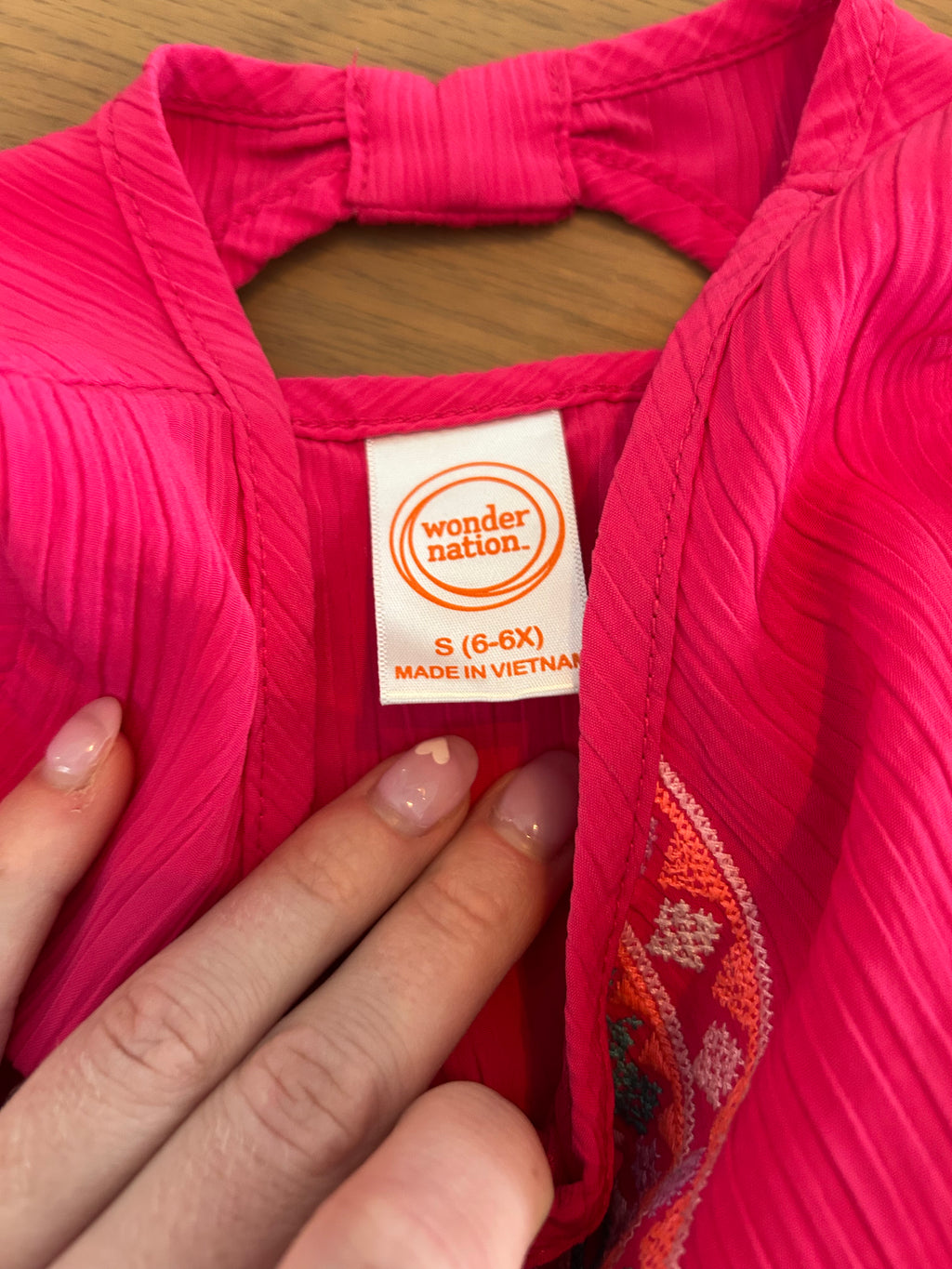 Wonder Nation Dress- Size S (6-6x)