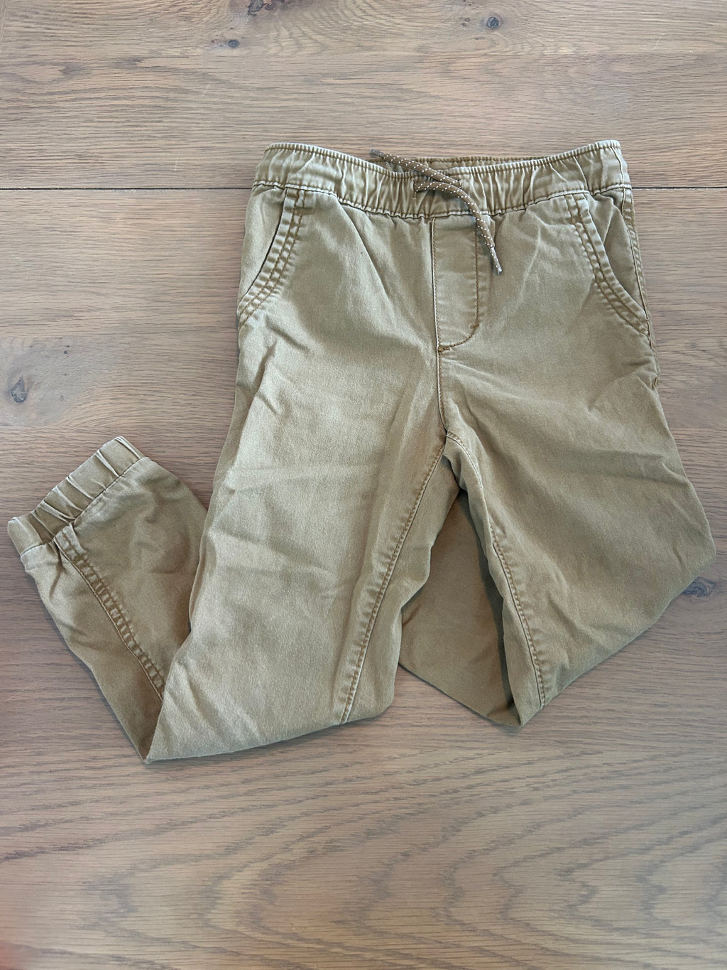 Tan Draw String Joggere Pants- Size 5T
