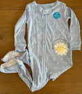 Carters Sleeper with Two-Way Zipper- Size 12 Months