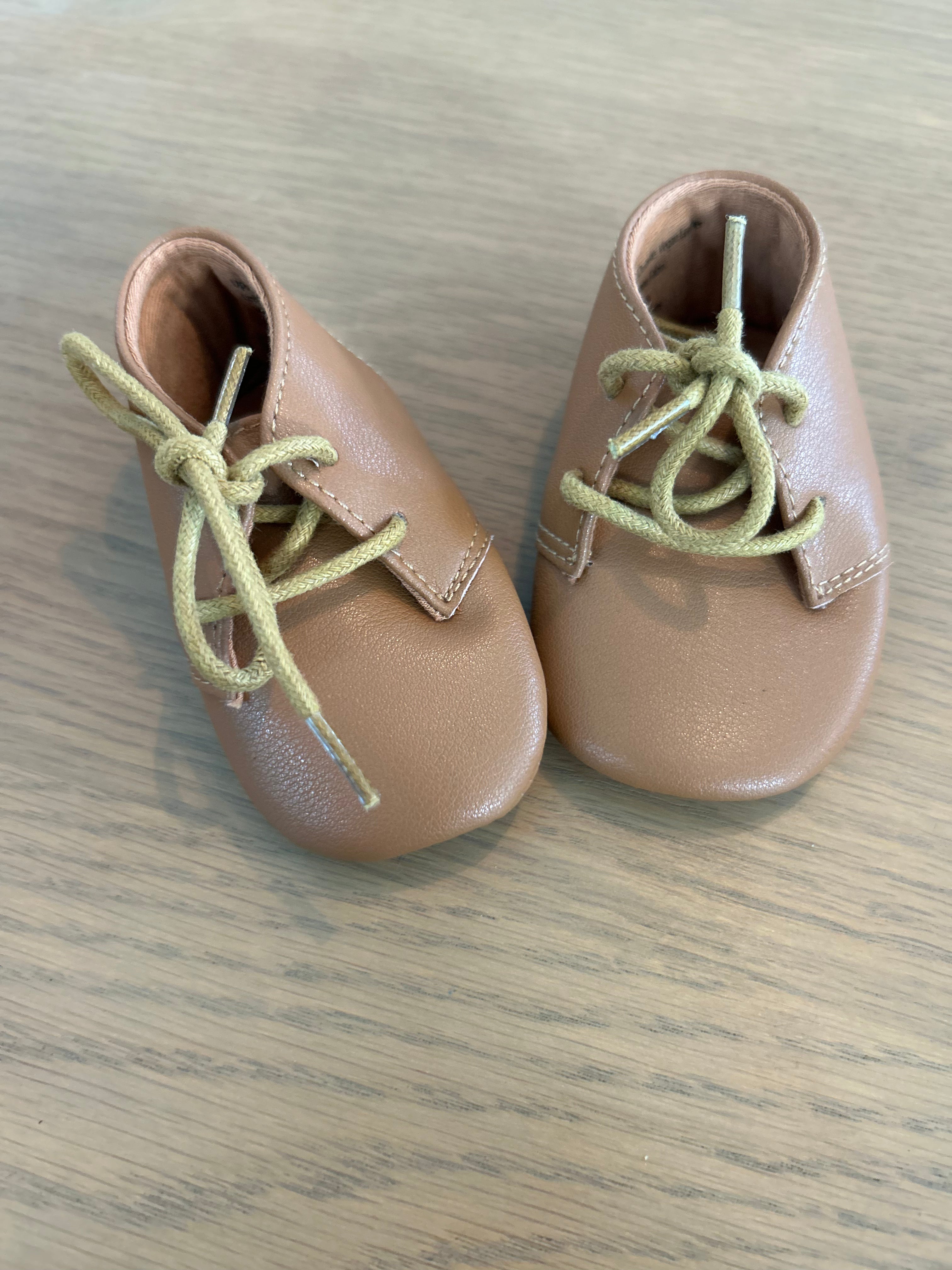 Whistkewood Designs Vegan Leather First Walkers Shoes- Size 0-6 Months