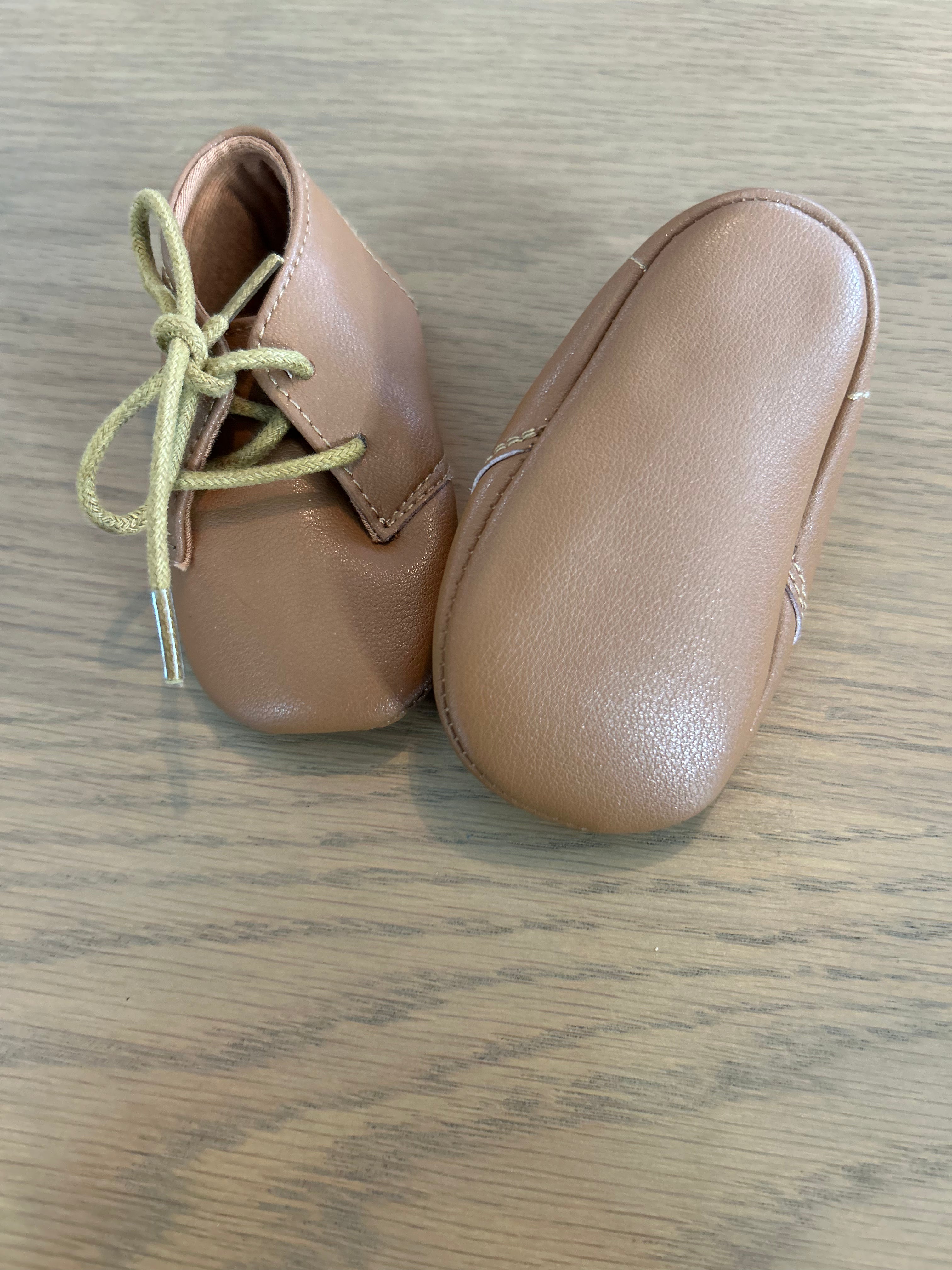 Whistkewood Designs Vegan Leather First Walkers Shoes- Size 0-6 Months