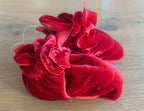 Robeez Snap Booties in Colour Holiday Bow Red- Size 6-12 Months