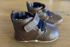 Robeez First Kicks Premium Leather in Colour Thiago Copper- Size 0-3 Months