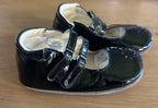 Robeez First Kicks Audrey Black 100% Leather Upper- Size 18-24 Months