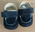 Robeez First Kicks in Bolden Black Suede- Size 0-3 months